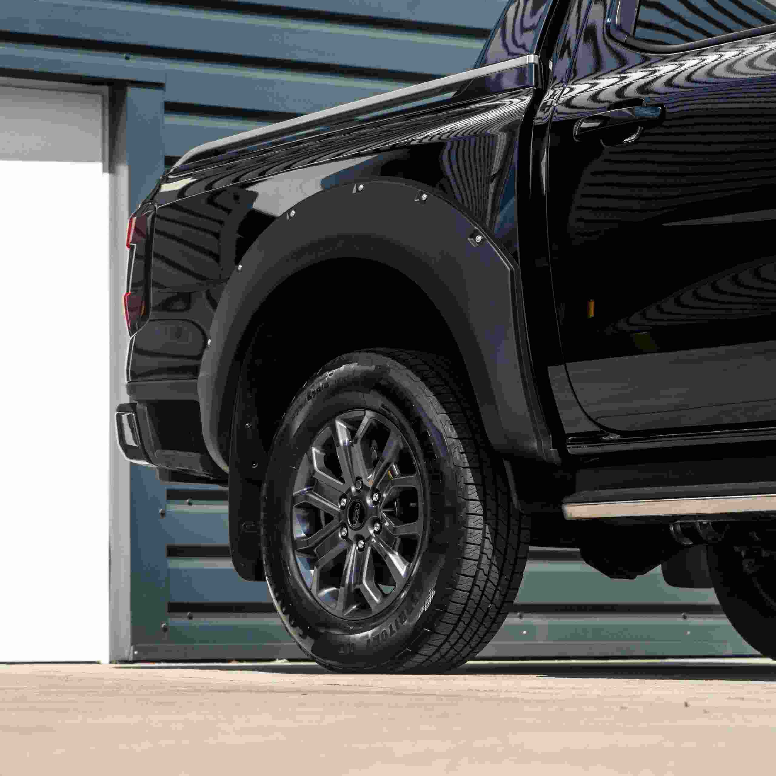 Ford Ranger T9 Wildtrak 2023+ 85mm Matte Black Wheel Arch Kit