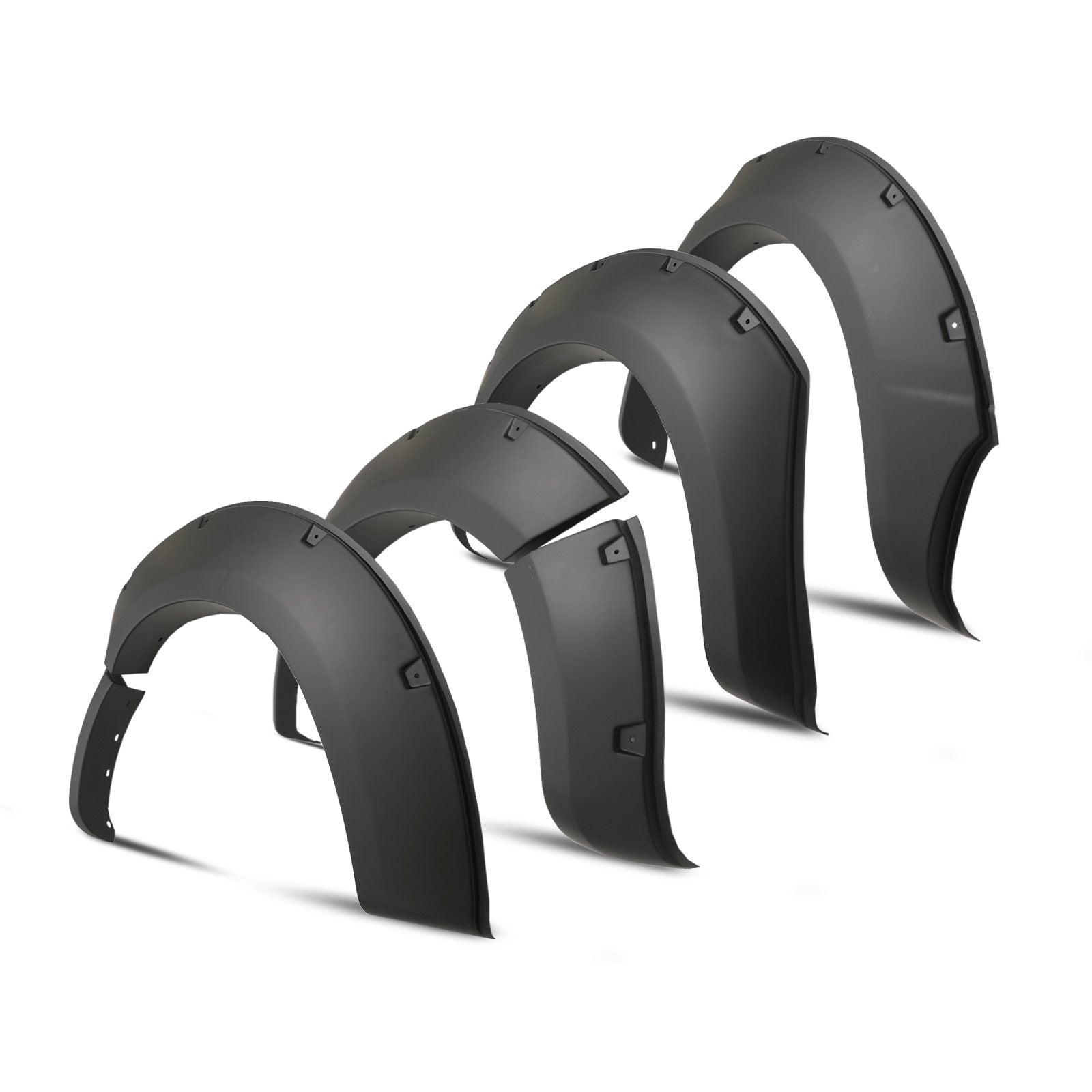 Ford Ranger T9 Wildtrak 2023+ 85mm Matte Black Wheel Arches Set
