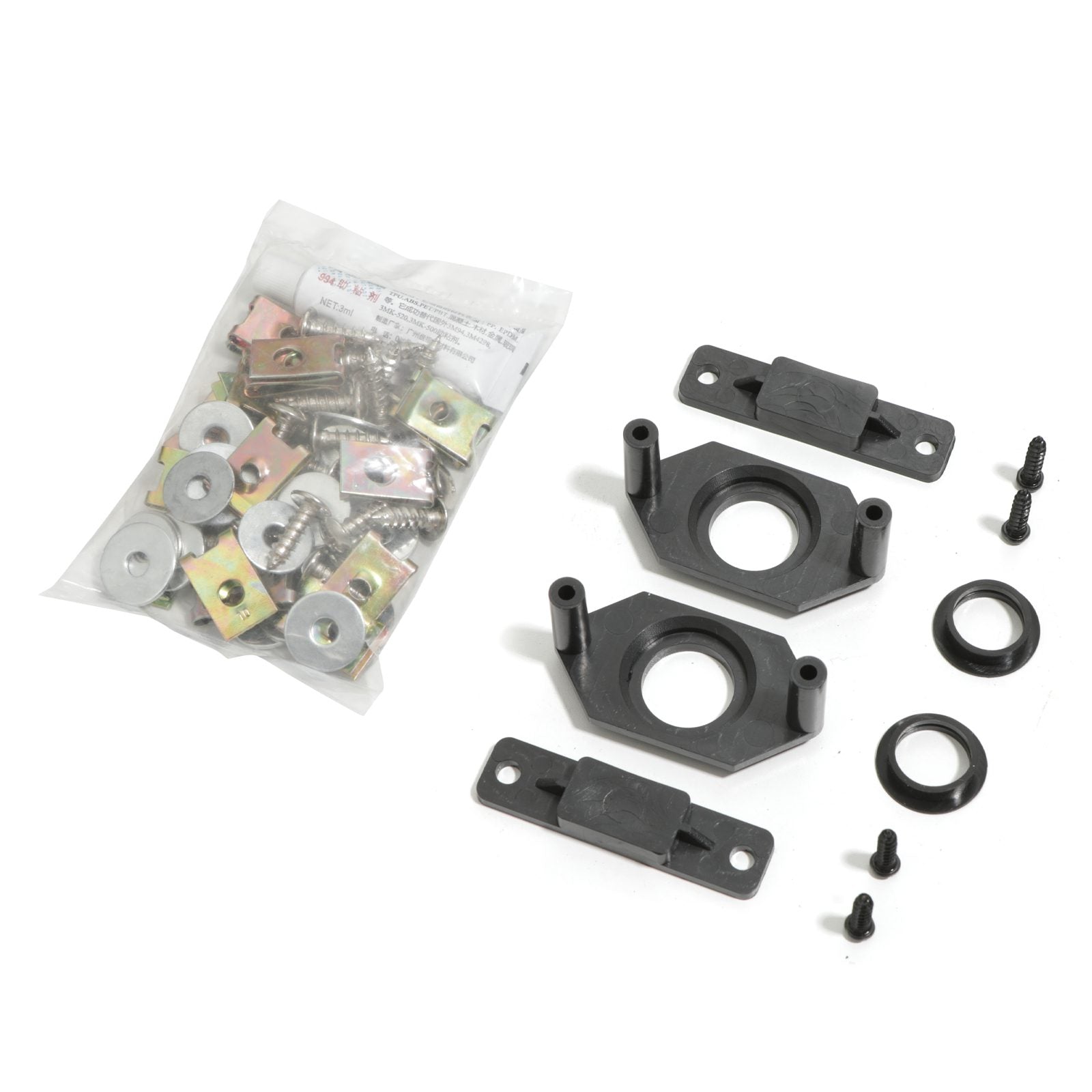 Ford Ranger T9 Wildtrak 2023+ 90mm Matte Black Wheel Arches With Sensor Holes