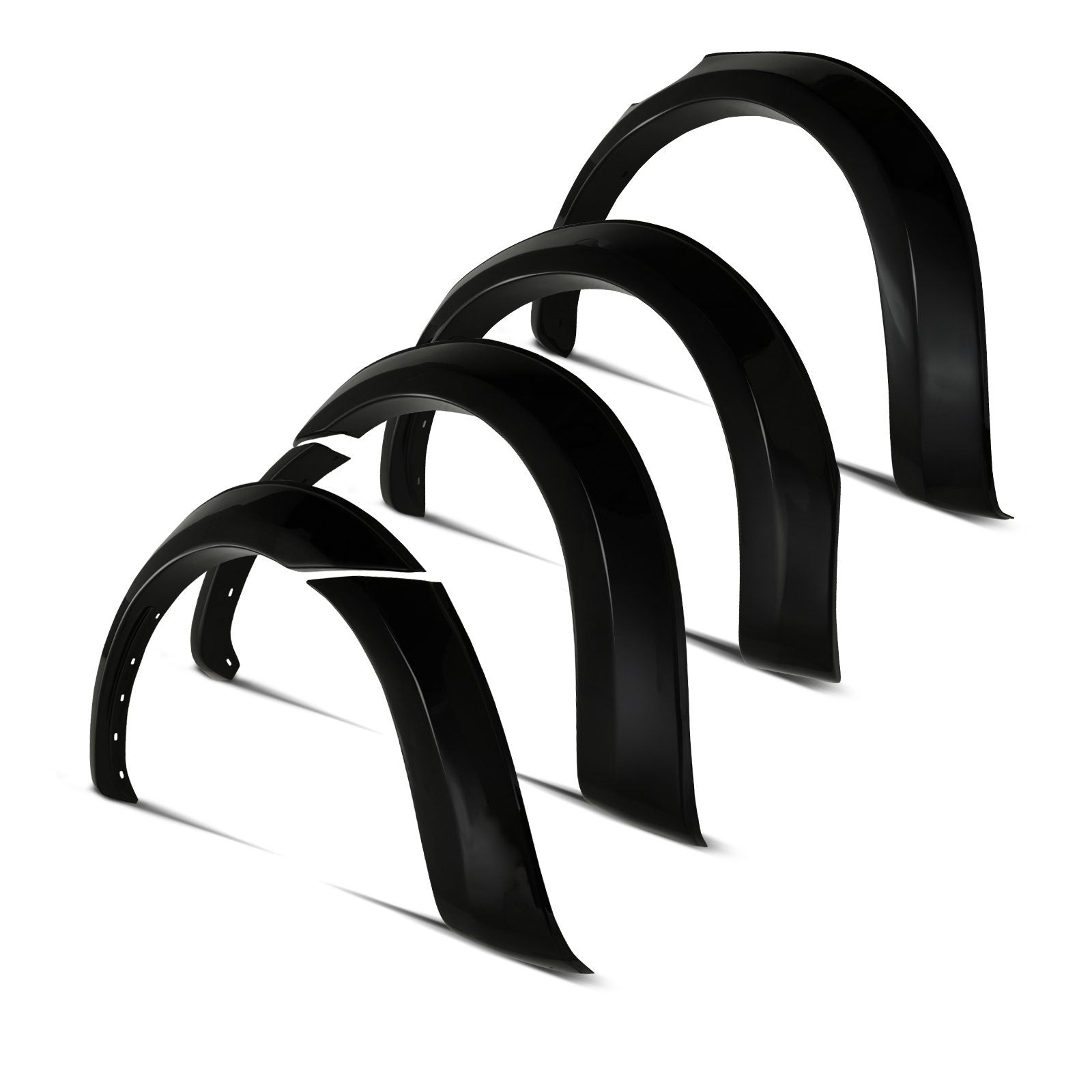 Ford Ranger T8 18-21 70mm OEM Style Gloss Black Wheel Arches Kit
