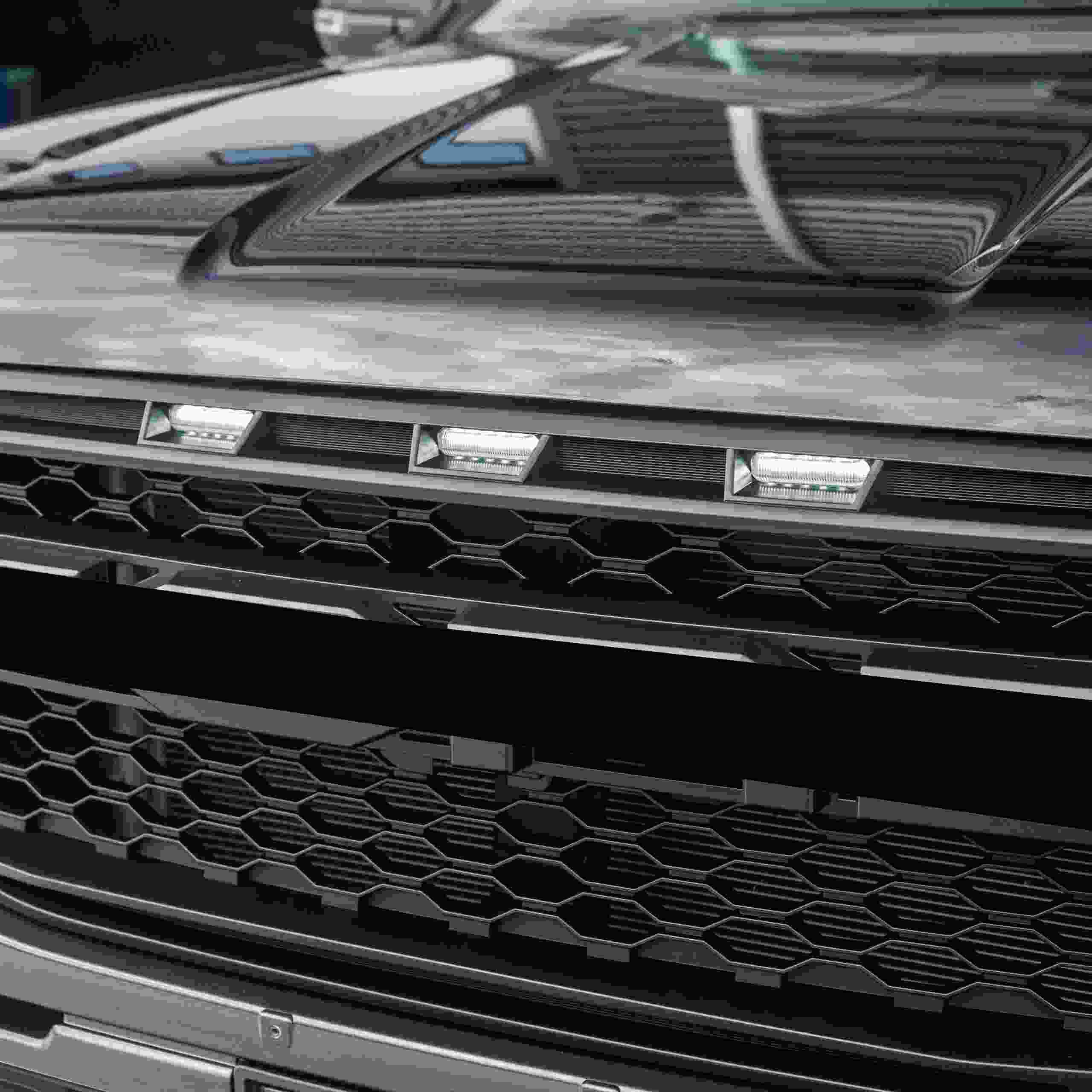 Ford Ranger T9 Wildtrak 2023+ Matte Black LED Light Grille