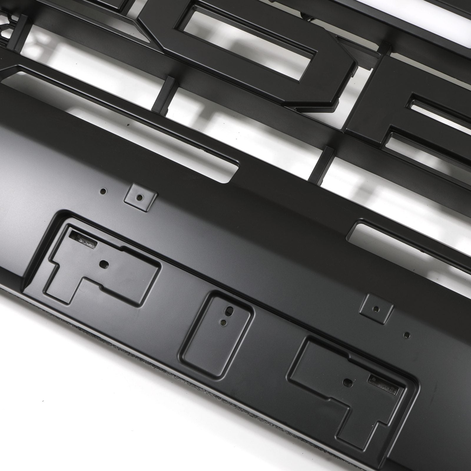 Ford Ranger T8 Wildtrak 18-21 Black Grille With White LED Lights
