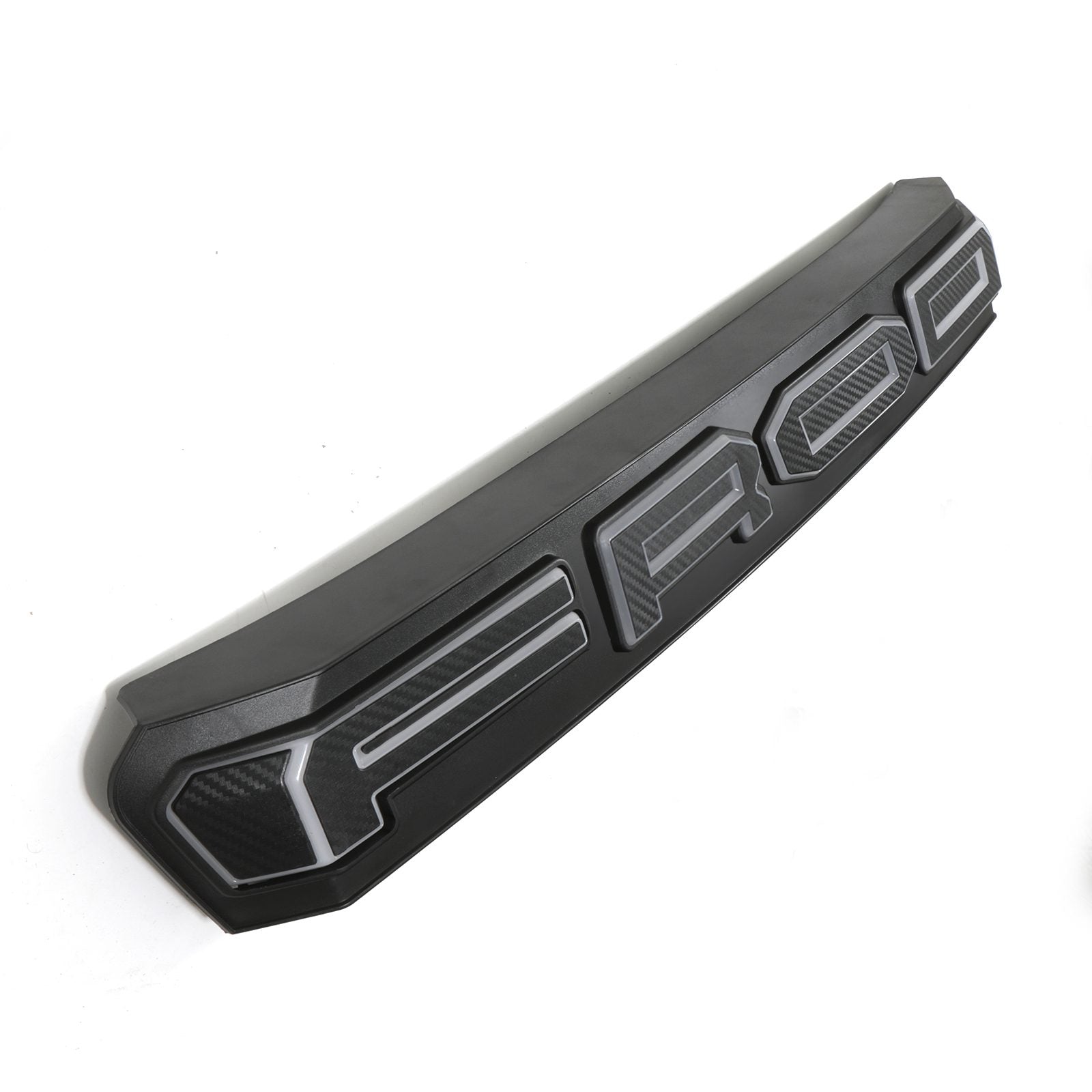 Ford Ranger T8 Wildtrak 18-21 Black Grille With White LED Badge