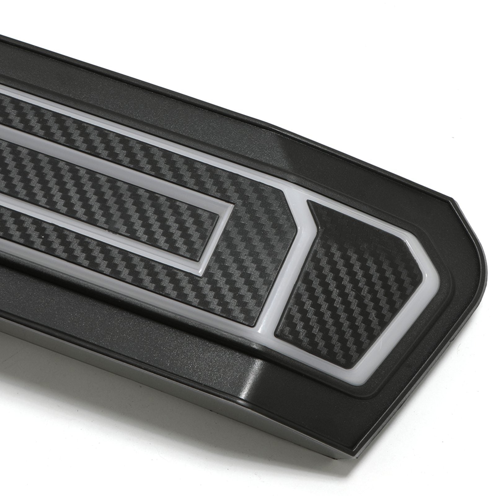 Ford Ranger T7 Wildtrak 15-17 Matte Black Grille With White LED Badge