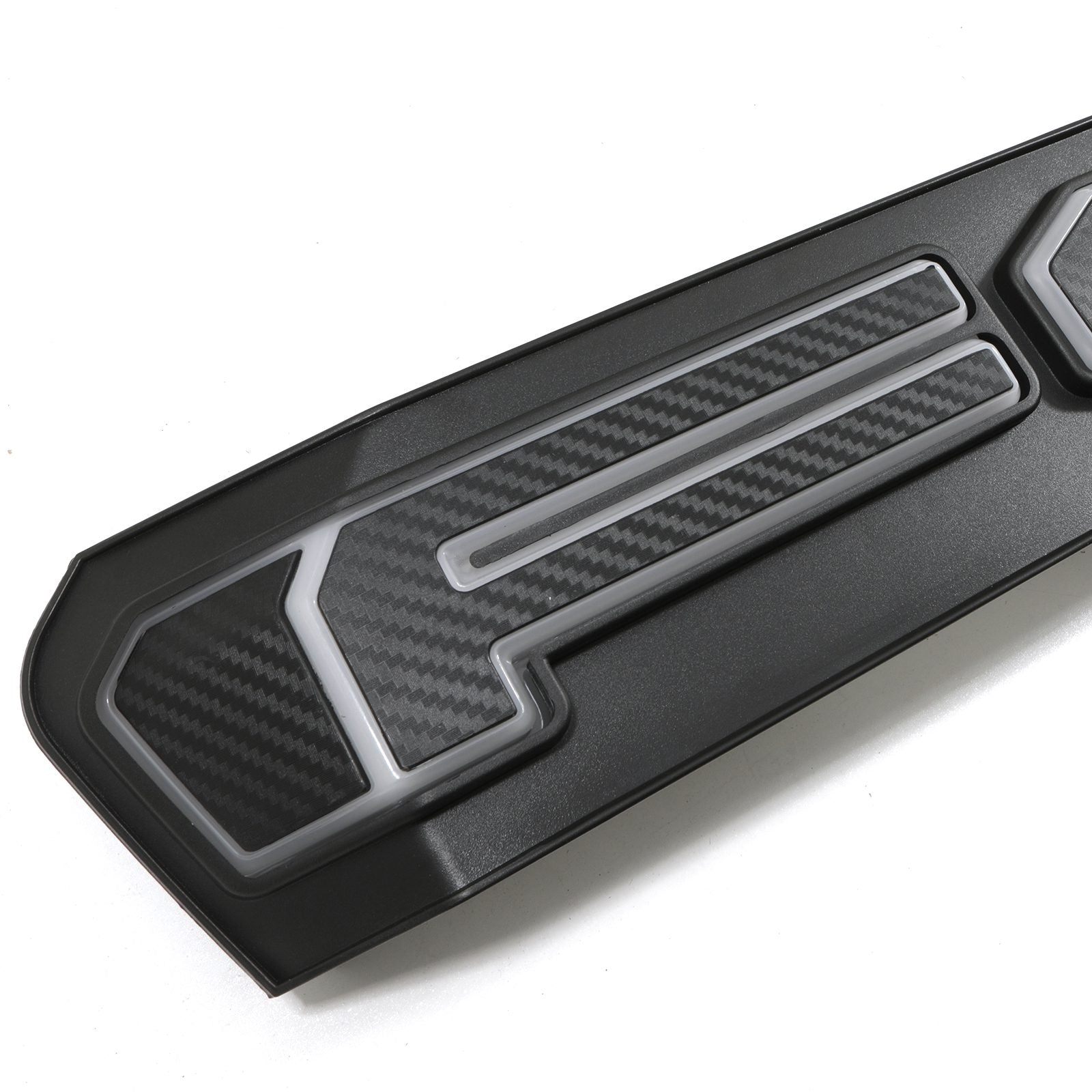 Ford Ranger T8 Wildtrak 18-21 Black Grille With White LED Badge