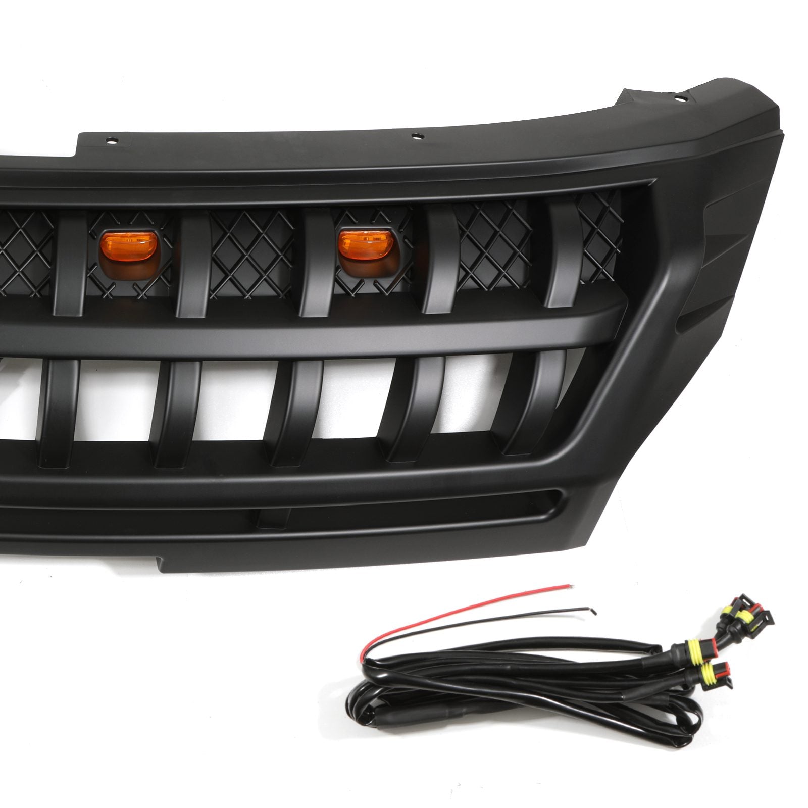 Mitsubishi L200 Triton 19-23 Black Grille With LED Lights