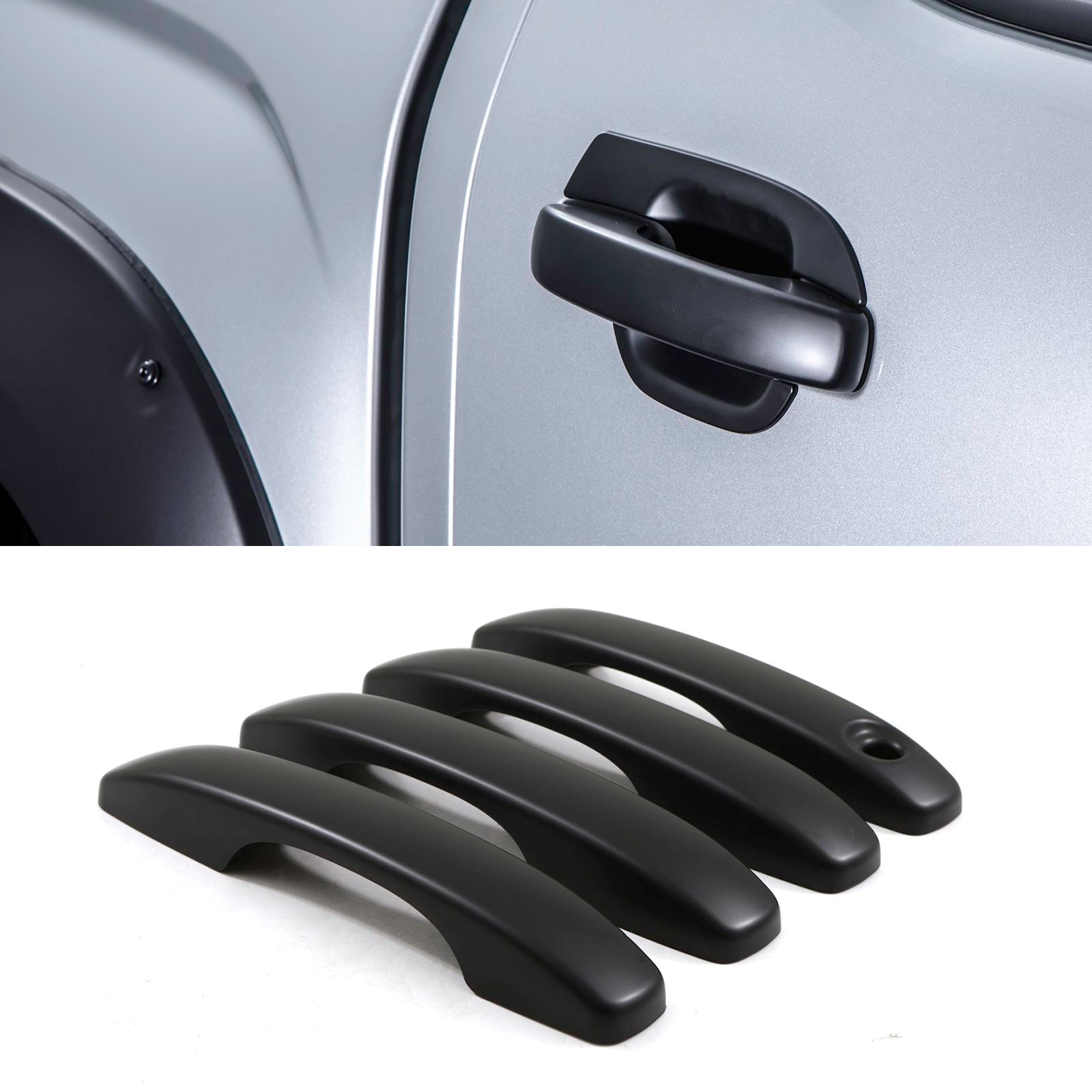 New VW Amarok MK2 2023+ Black Door Handle Protector Covers