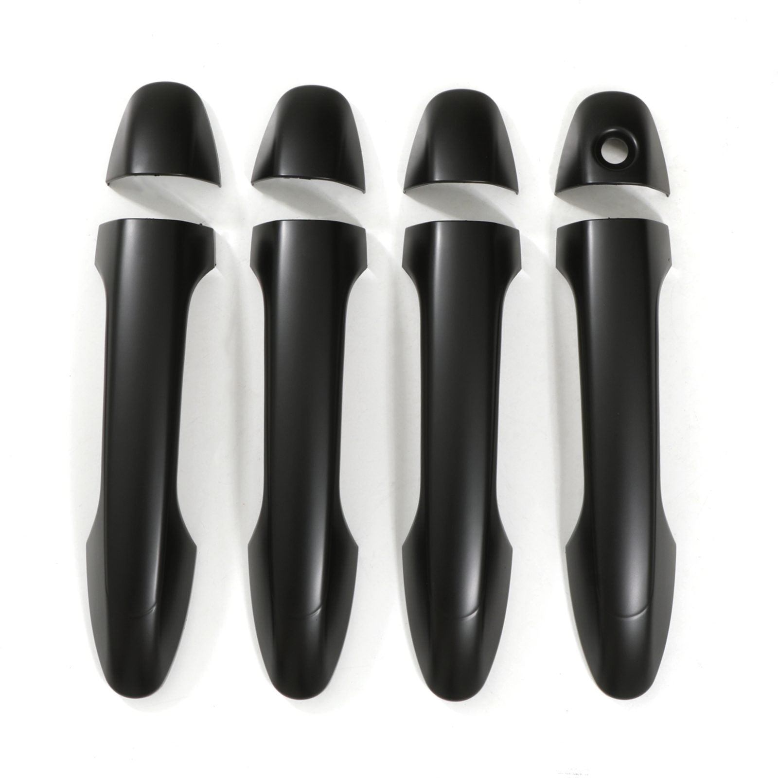 Toyota Hilux Revo 15-21 Black Door Handle Protector Covers
