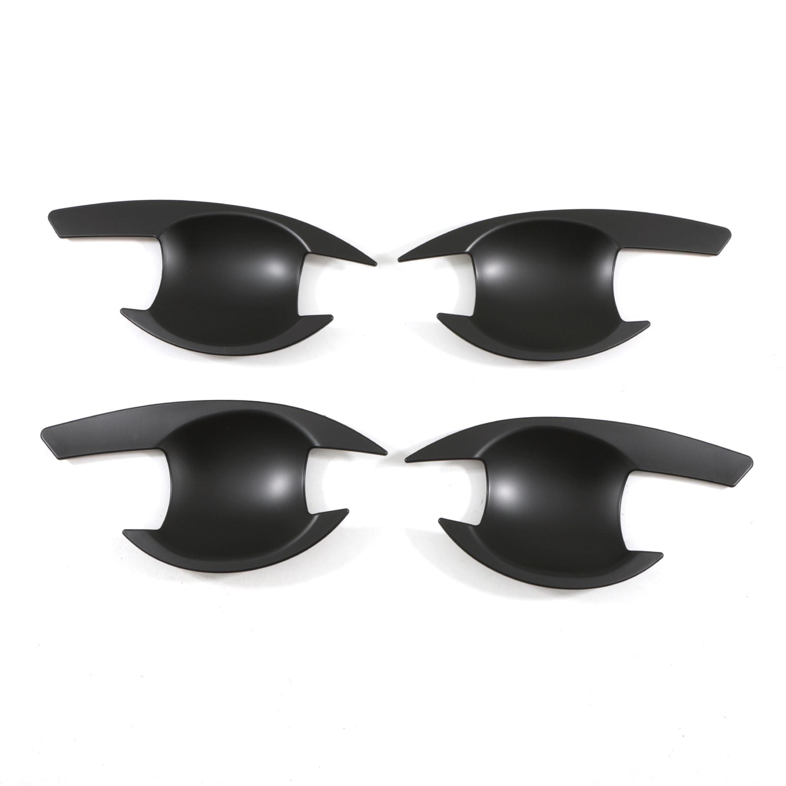 Mitsubishi Triton L200 19-23 Black Door Handle Protector Inserts