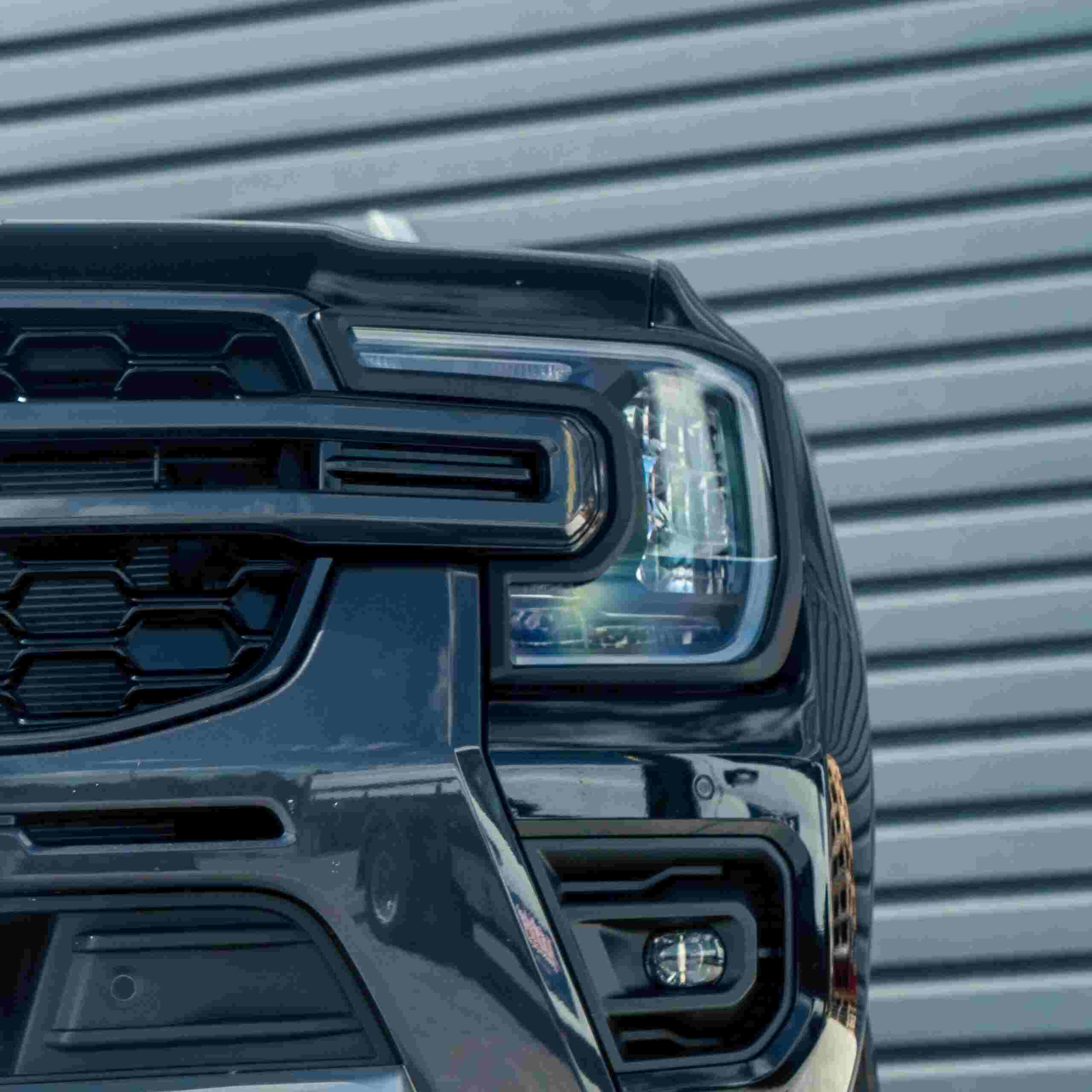 Ford Ranger T9 2023+ Matte Black Headlight Surround Trim