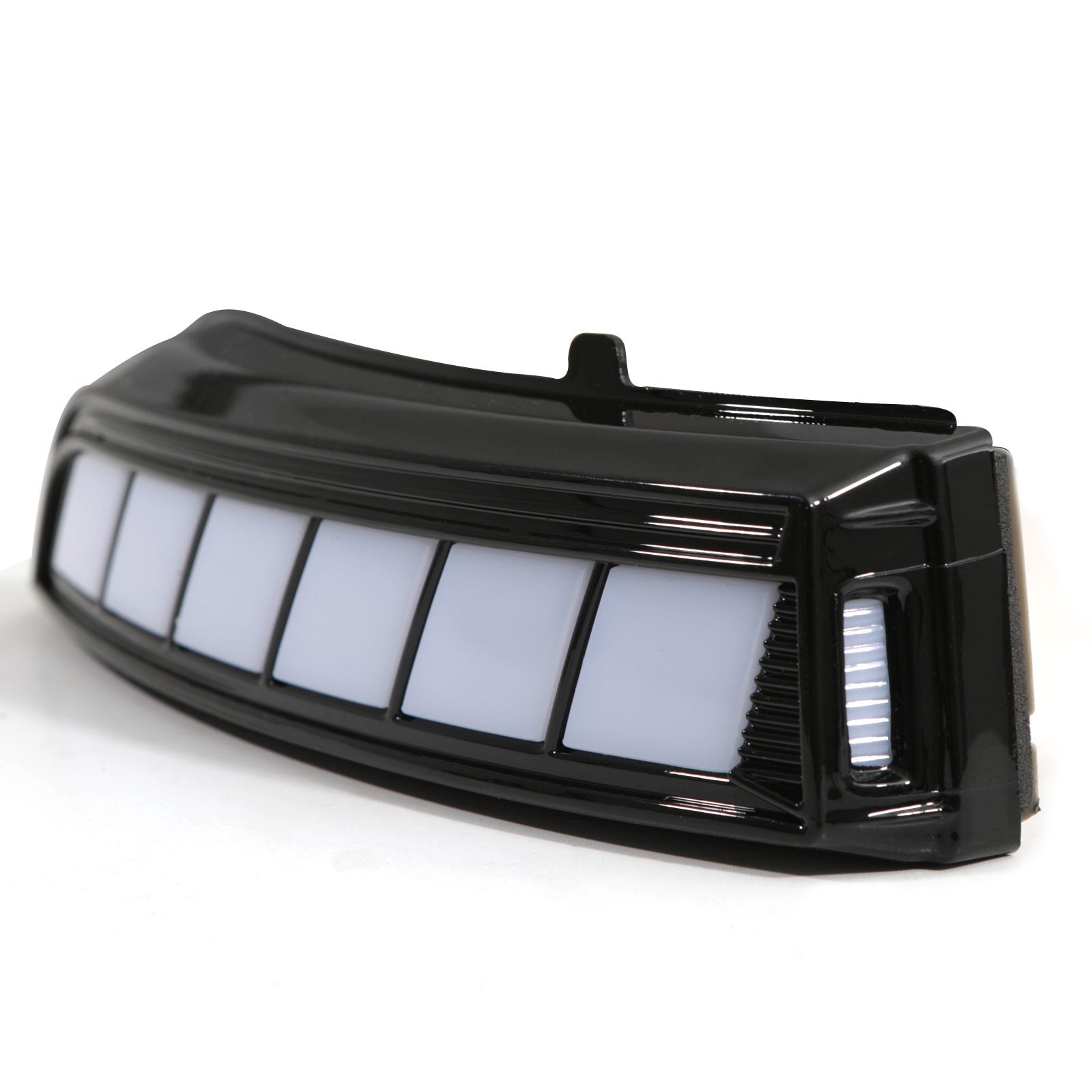 Ford Ranger T6 T7 T8 2011-2022 Black Door Mirror Covers With Dynamic LED Indicators