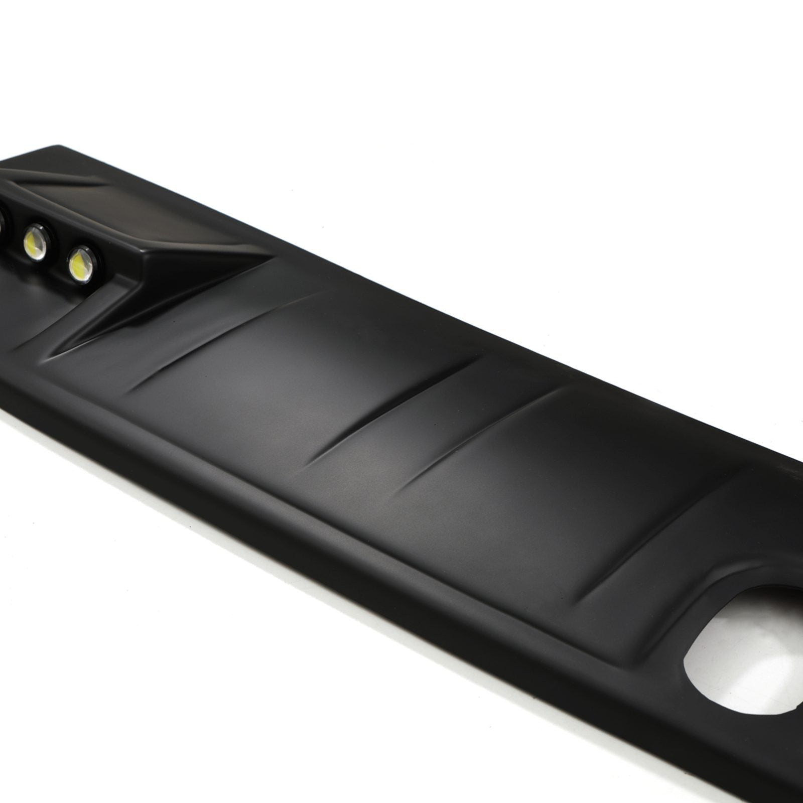 Ford Ranger T6 T7 12-17 Matte Black Roof Cover With LED Lights