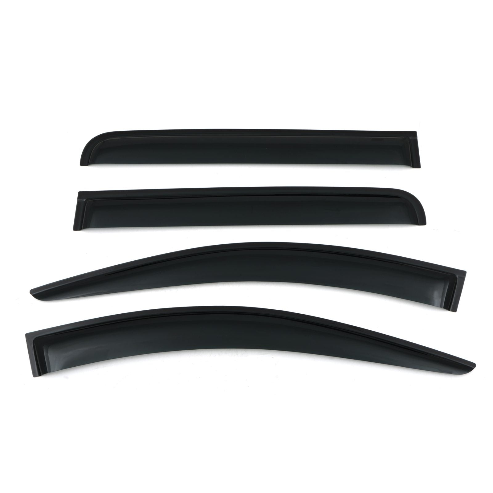 Mitsubishi L200 Triton Double Cab 15-19 Black Wind Deflectors