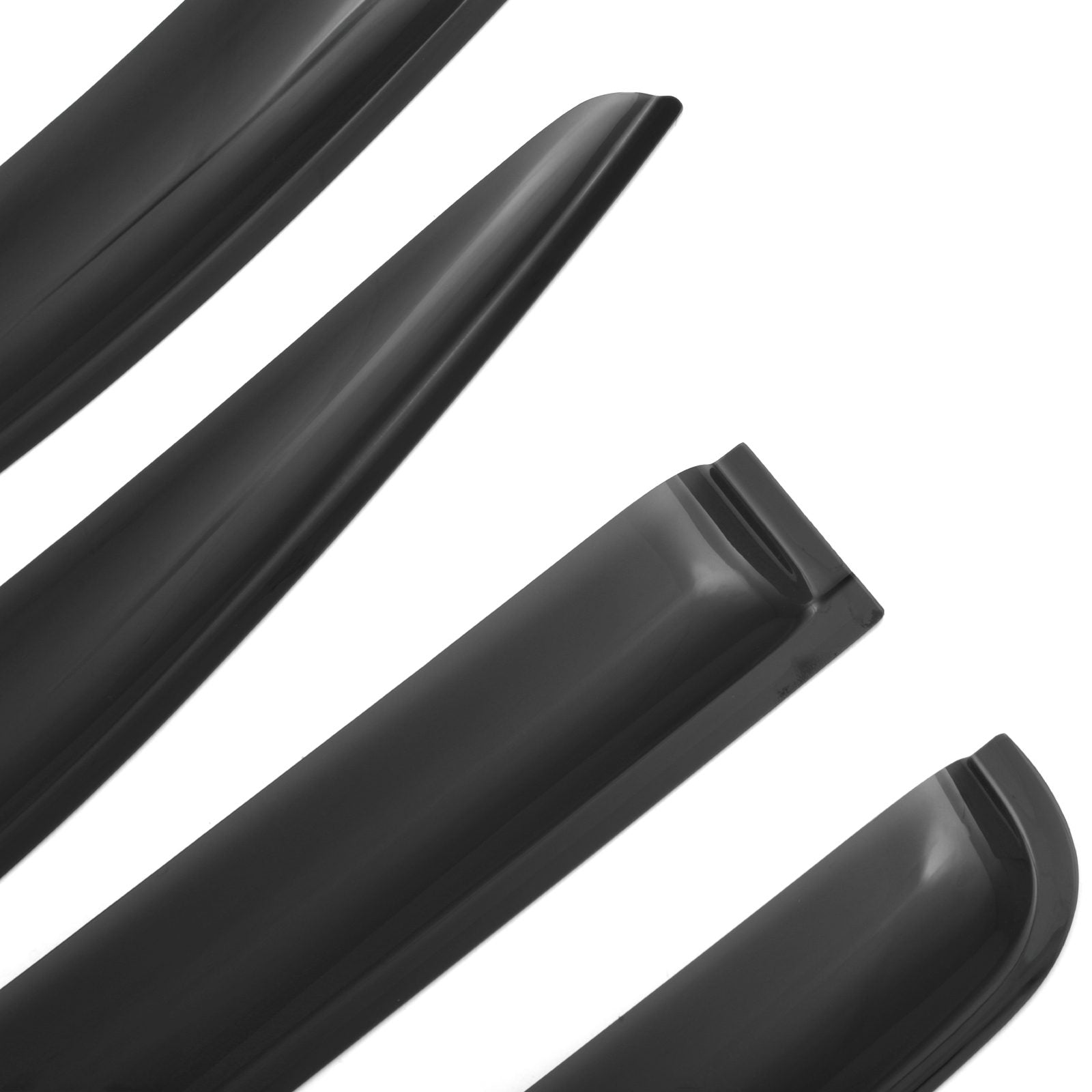 Mitsubishi L200 Triton Double Cab 15-19 Black Wind Deflectors