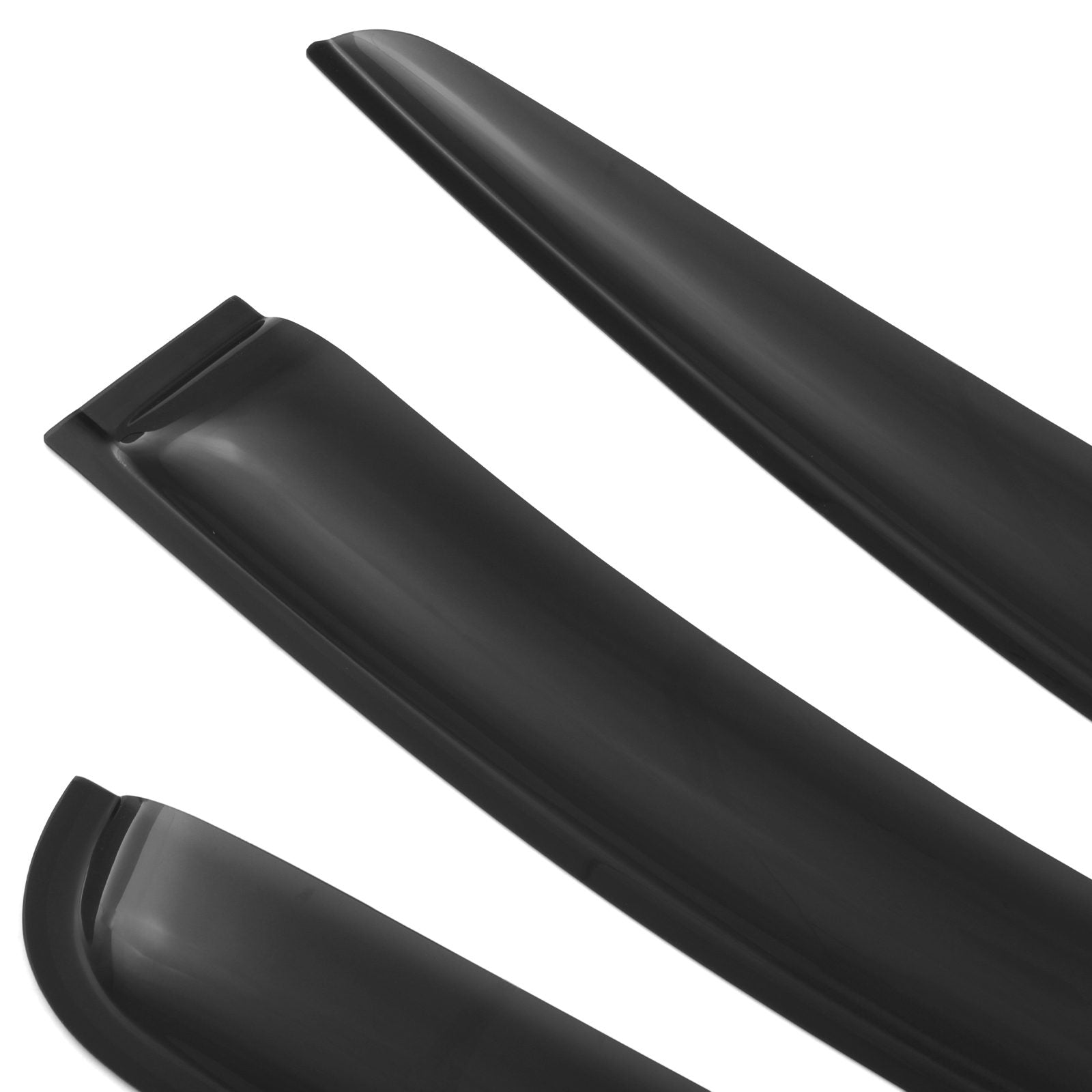 Mitsubishi L200 Triton Double Cab 15-19 Black Wind Deflectors