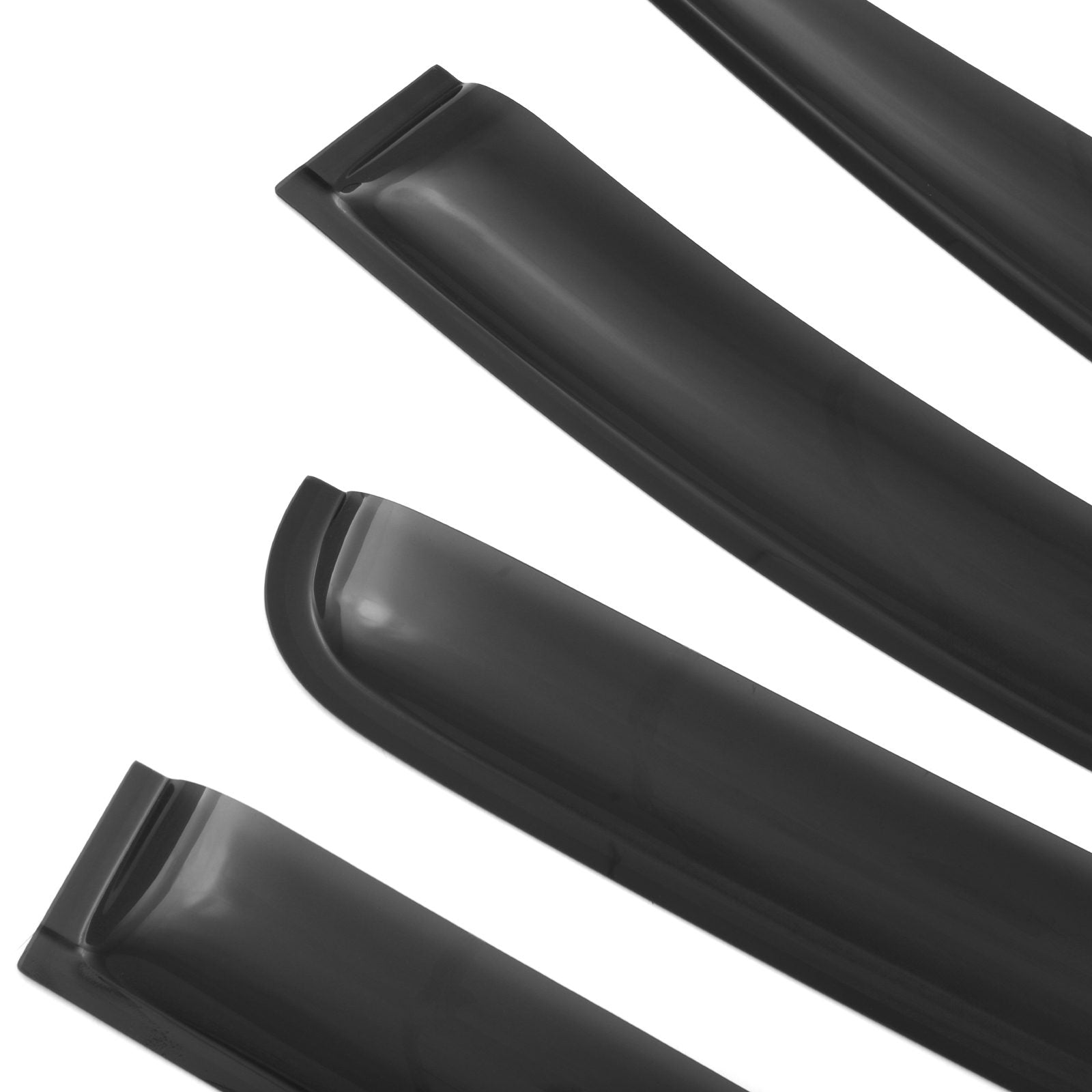 Mitsubishi L200 Triton Double Cab 15-19 Black Wind Deflectors