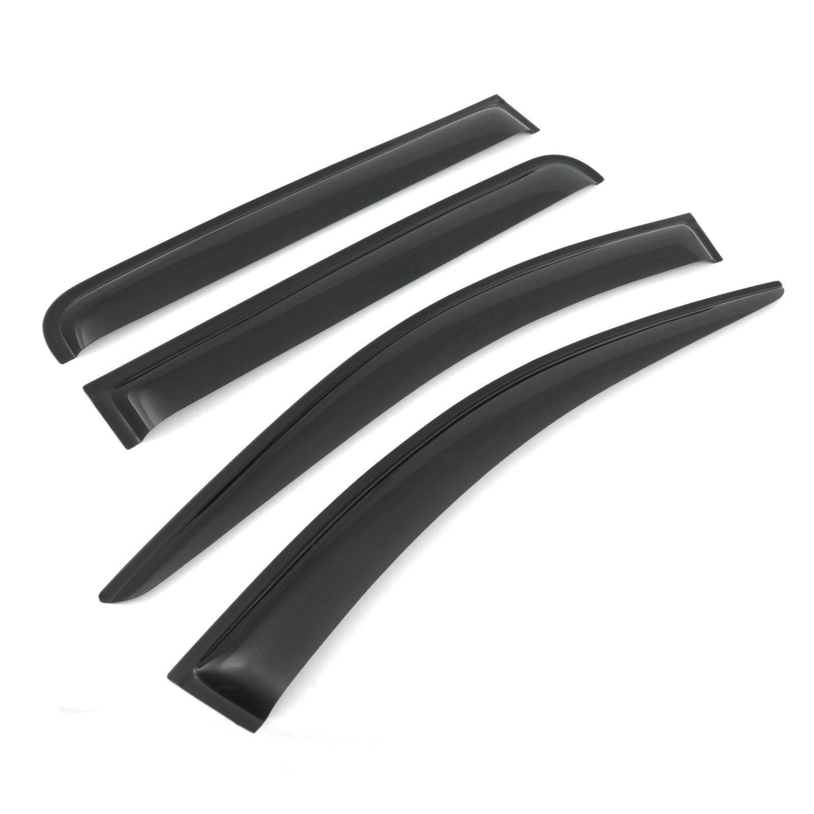 Mitsubishi L200 Triton Double Cab 15-19 Black Wind Deflectors