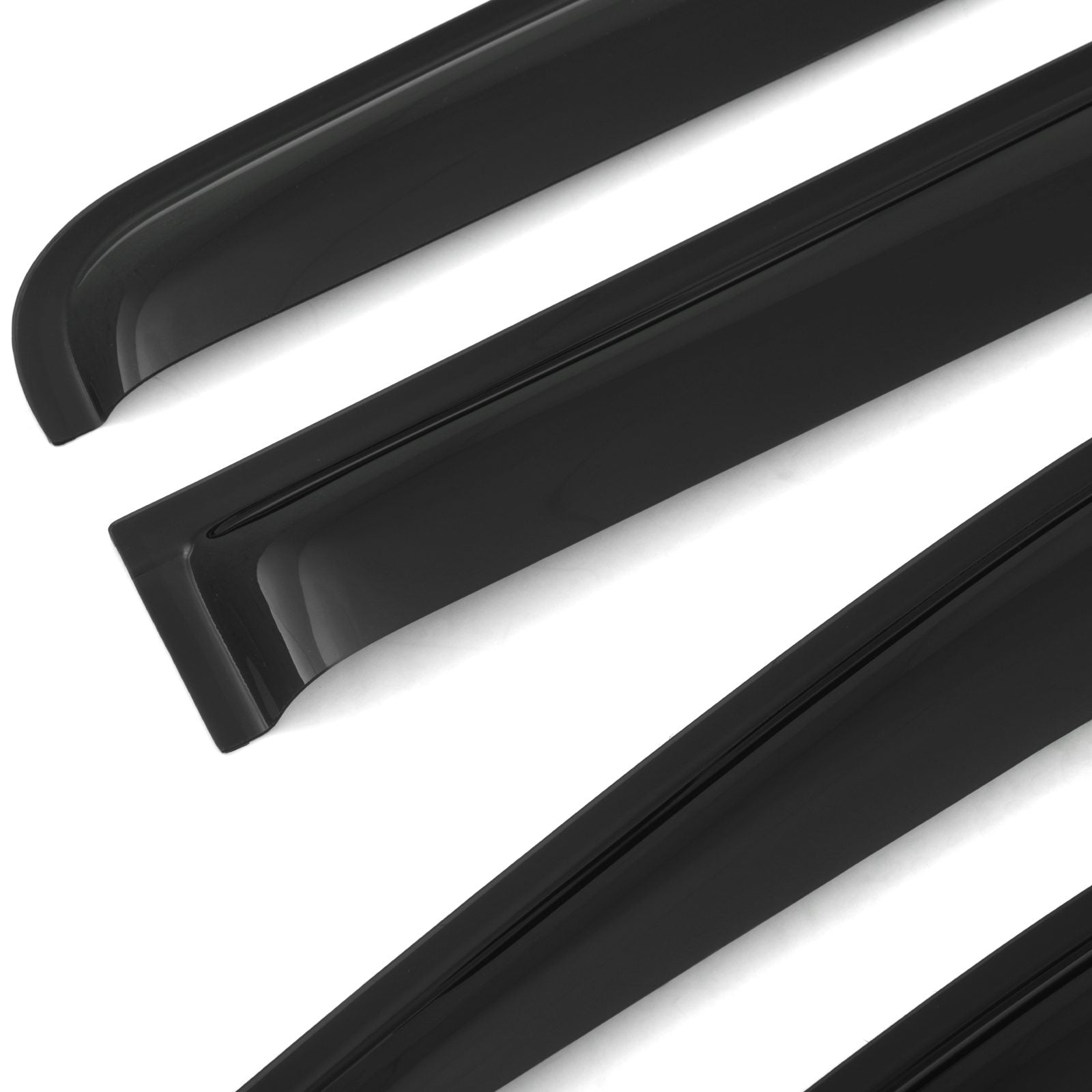 Mitsubishi L200 Triton Double Cab 15-19 Black Wind Deflectors