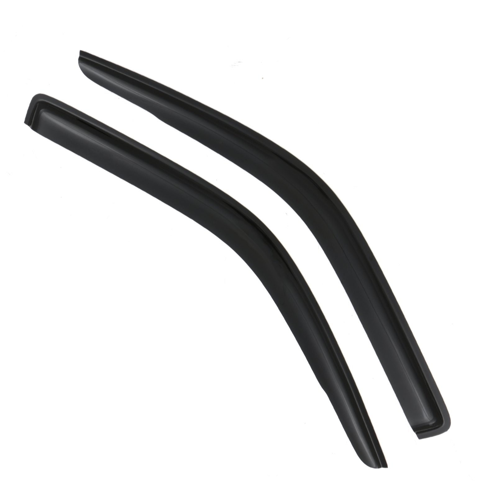 Volkswagen VW Transporter T5 T5.1 03-15 Black Wind Deflectors
