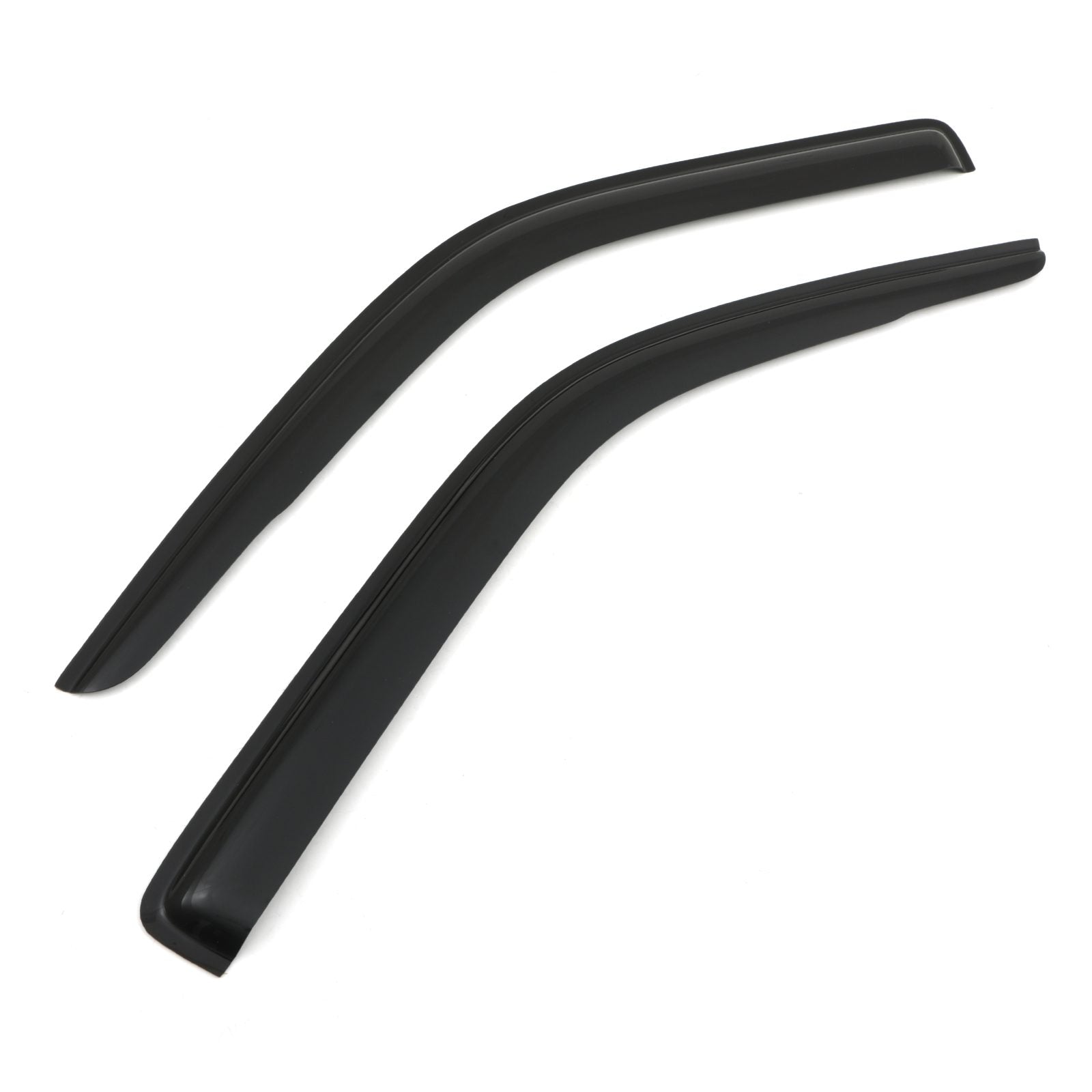 Volkswagen VW Transporter T5 T5.1 03-15 Black Wind Deflectors