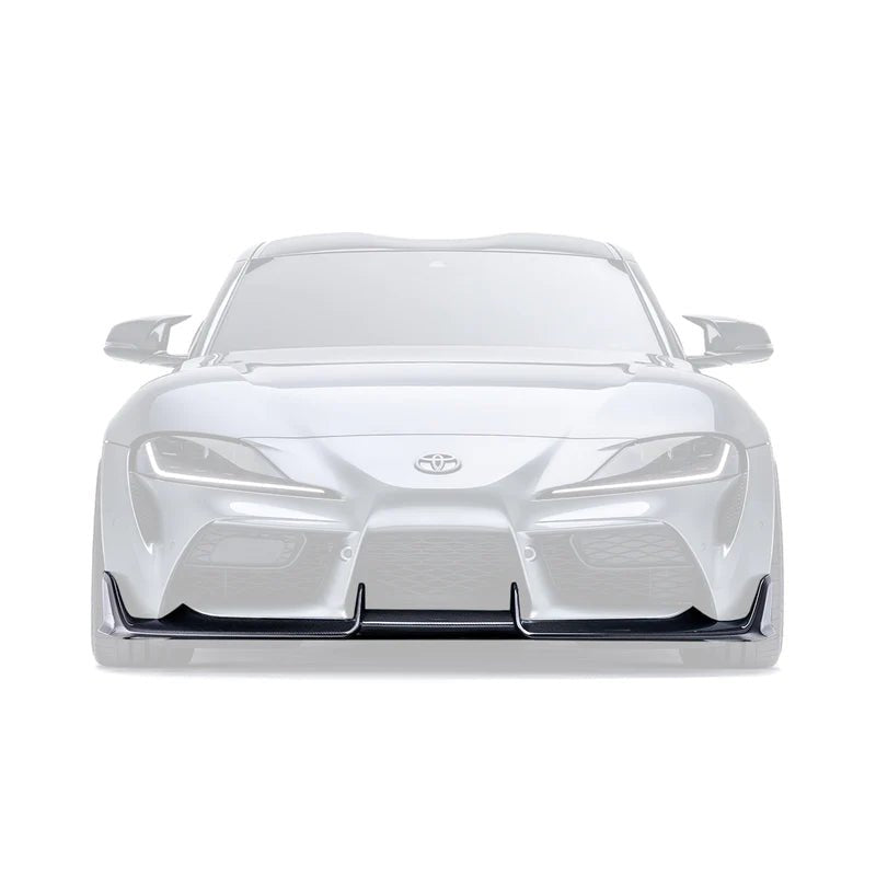 TOYOTA GR SUPRA A90 MK5 CARBON FIBRE FRONT SPLITTER BY ADRO (2019+)