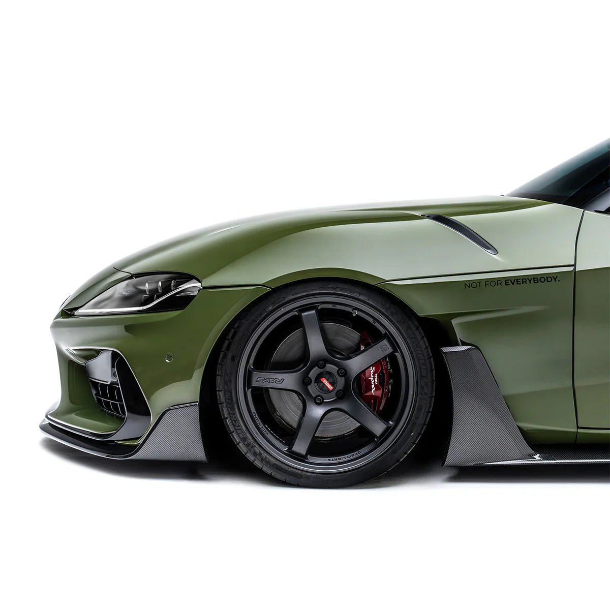 TOYOTA GR SUPRA A90 MK5 CARBON FIBRE INTEGRATED FENDER PANEL SIDE SKIRTS V2 BY ADRO (2019+)