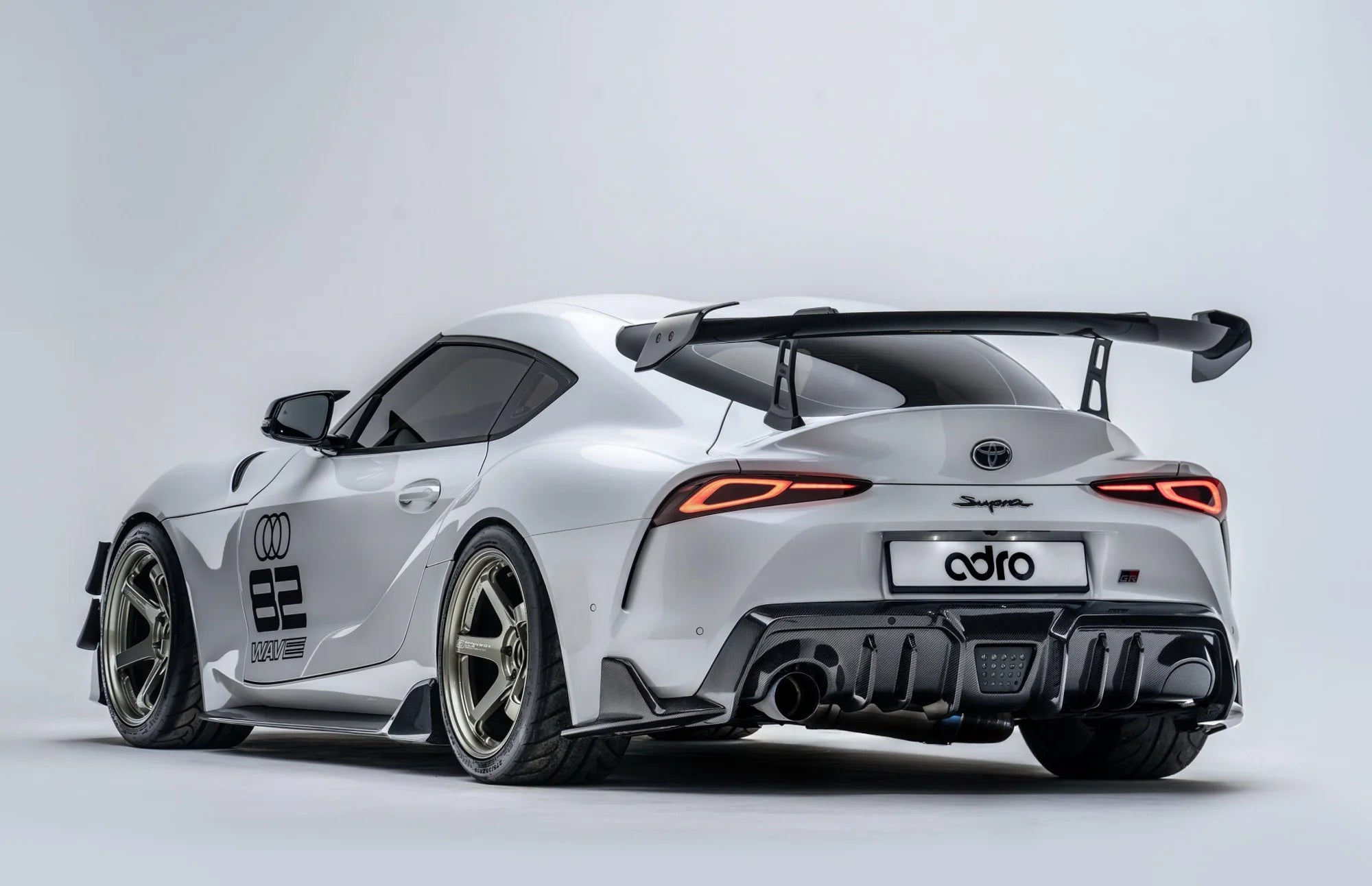 TOYOTA GR SUPRA A90 MK5 CARBON FIBRE REAR DIFFUSER BY ADRO (2019+)