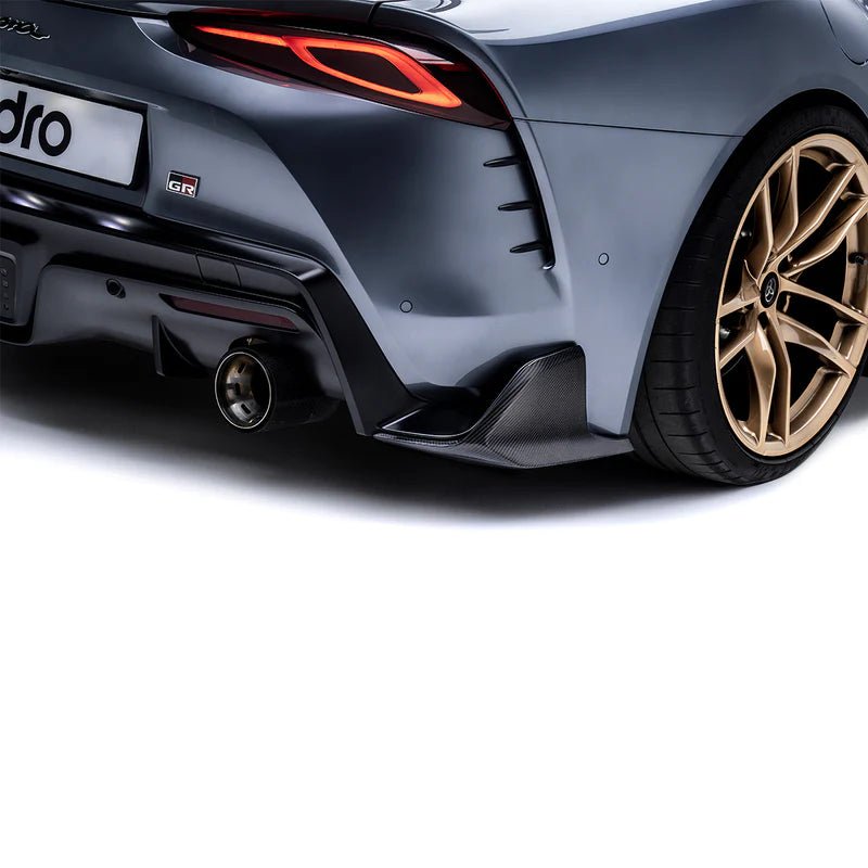 TOYOTA GR SUPRA A90 MK5 CARBON FIBRE REAR WINGLETS BY ADRO (2019+)