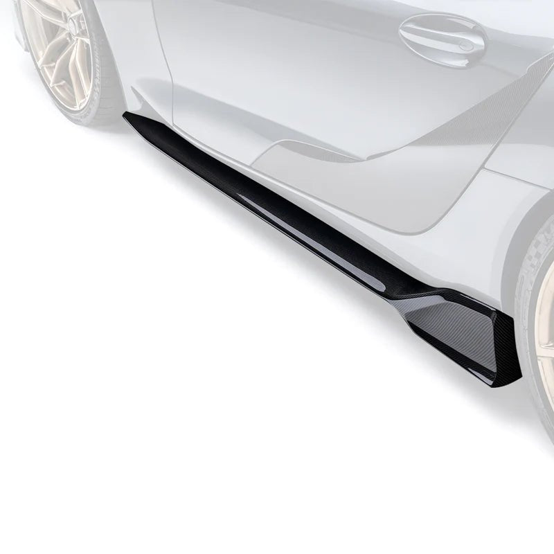 TOYOTA GR SUPRA A90 MK5 CARBON FIBRE SIDE SKIRTS BY ADRO (2019+)