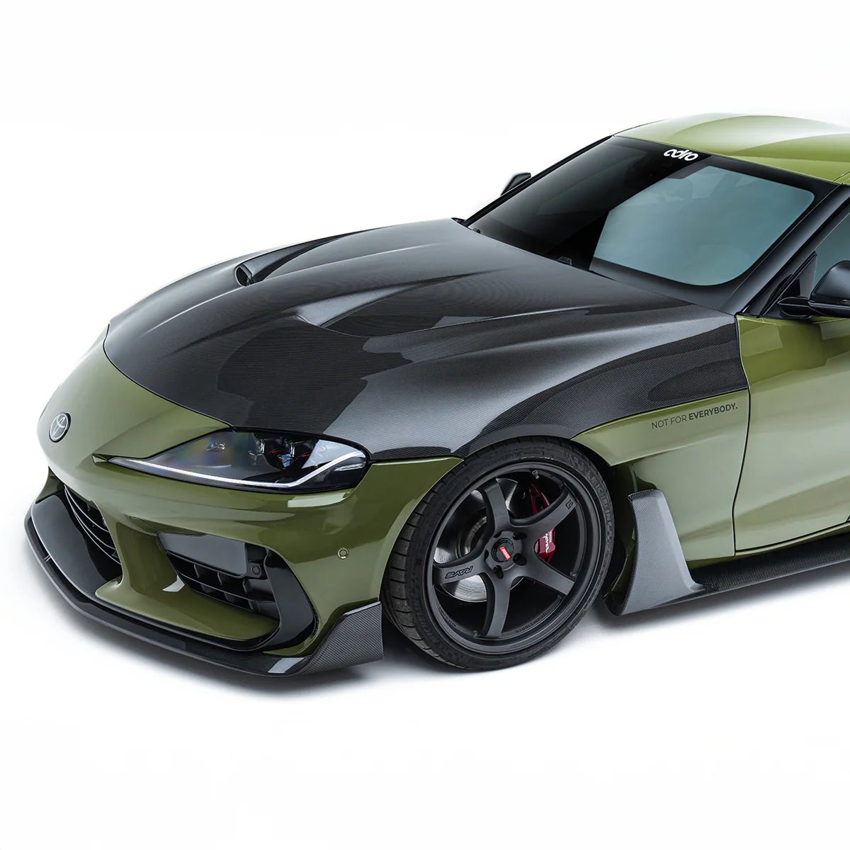 TOYOTA GR SUPRA MK5 CARBON FIBRE FRONT BONNET HOOD BY ADRO (2019+)