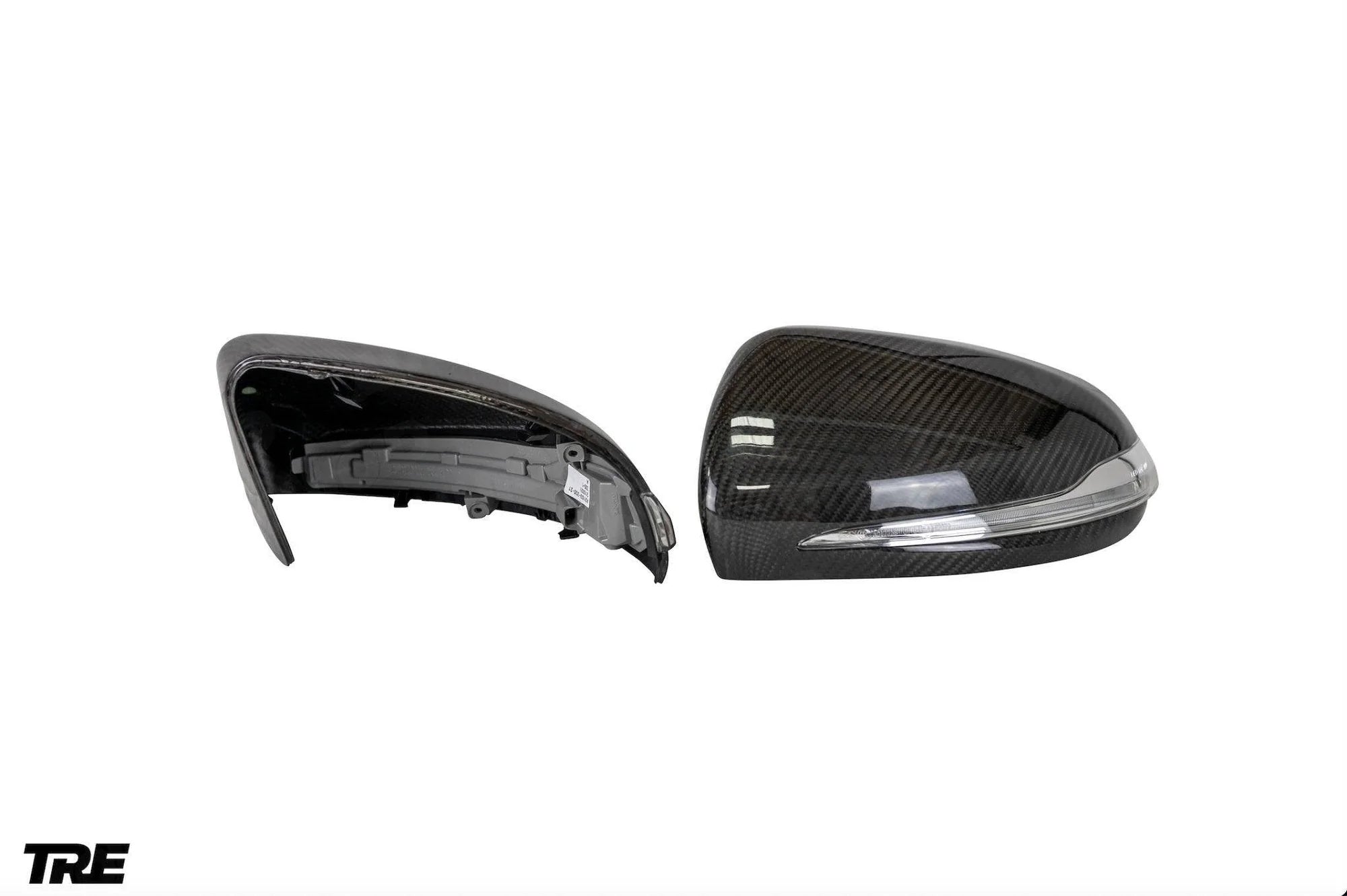 TRE Pre-preg Carbon Fibre Wing Mirror Covers for Mercedes C Class & C63 (2014+, W205)