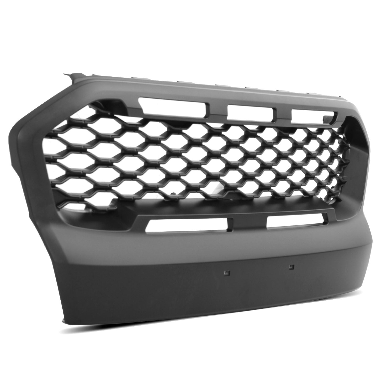 Ford Ranger T7 15-18 Black Honeycomb Grille With LED Lights