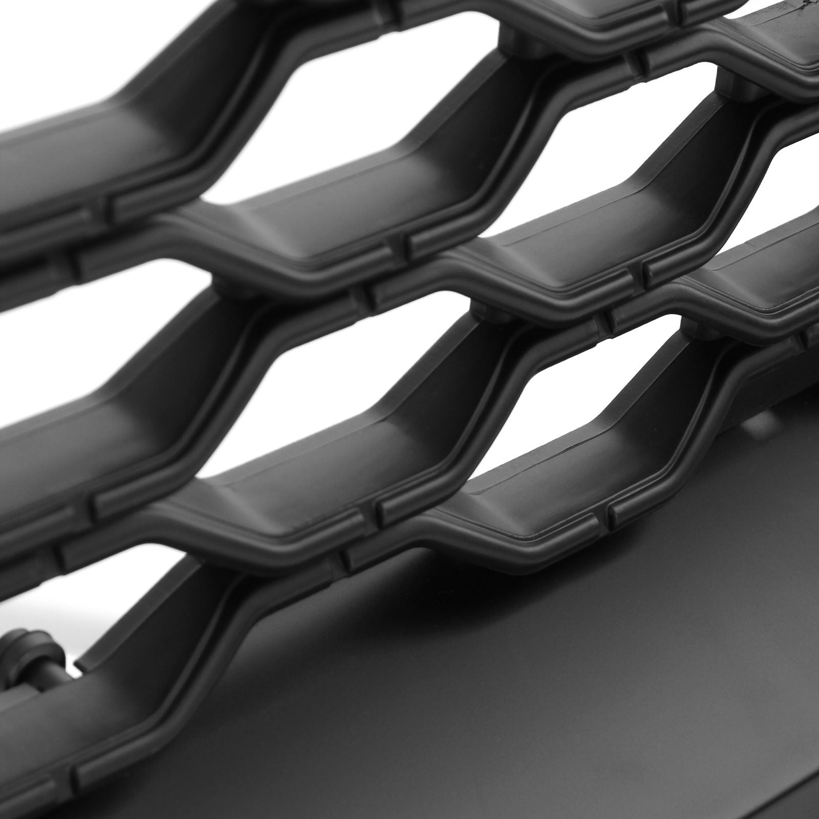 Ford Ranger T7 15-18 Black Honeycomb Grille With LED Lights