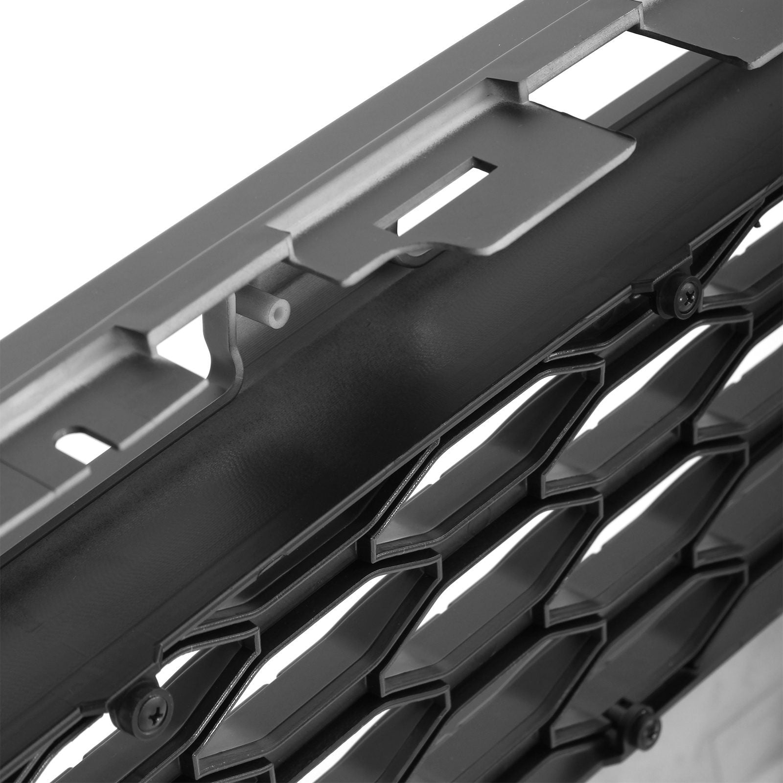 Ford Ranger T7 15-18 Black Honeycomb Grille With LED Lights
