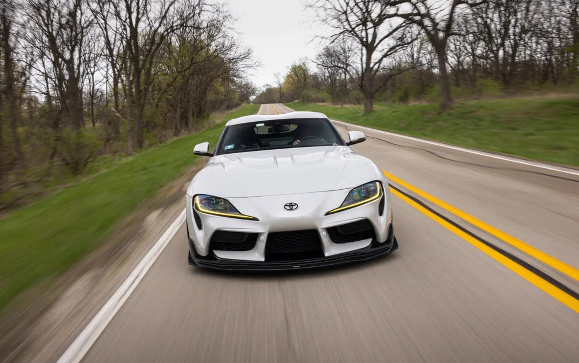 Toyota GR Supra Mk5 CSL Style Yellow DRL Module Set (2019+)