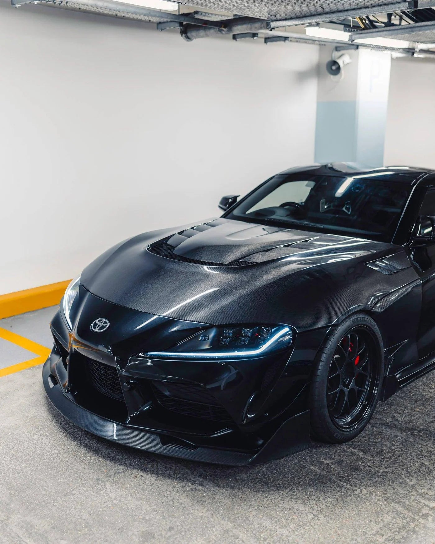 Toyota Supra Mk5 Carbon Fibre ID-23 Front Splitter (2019+)