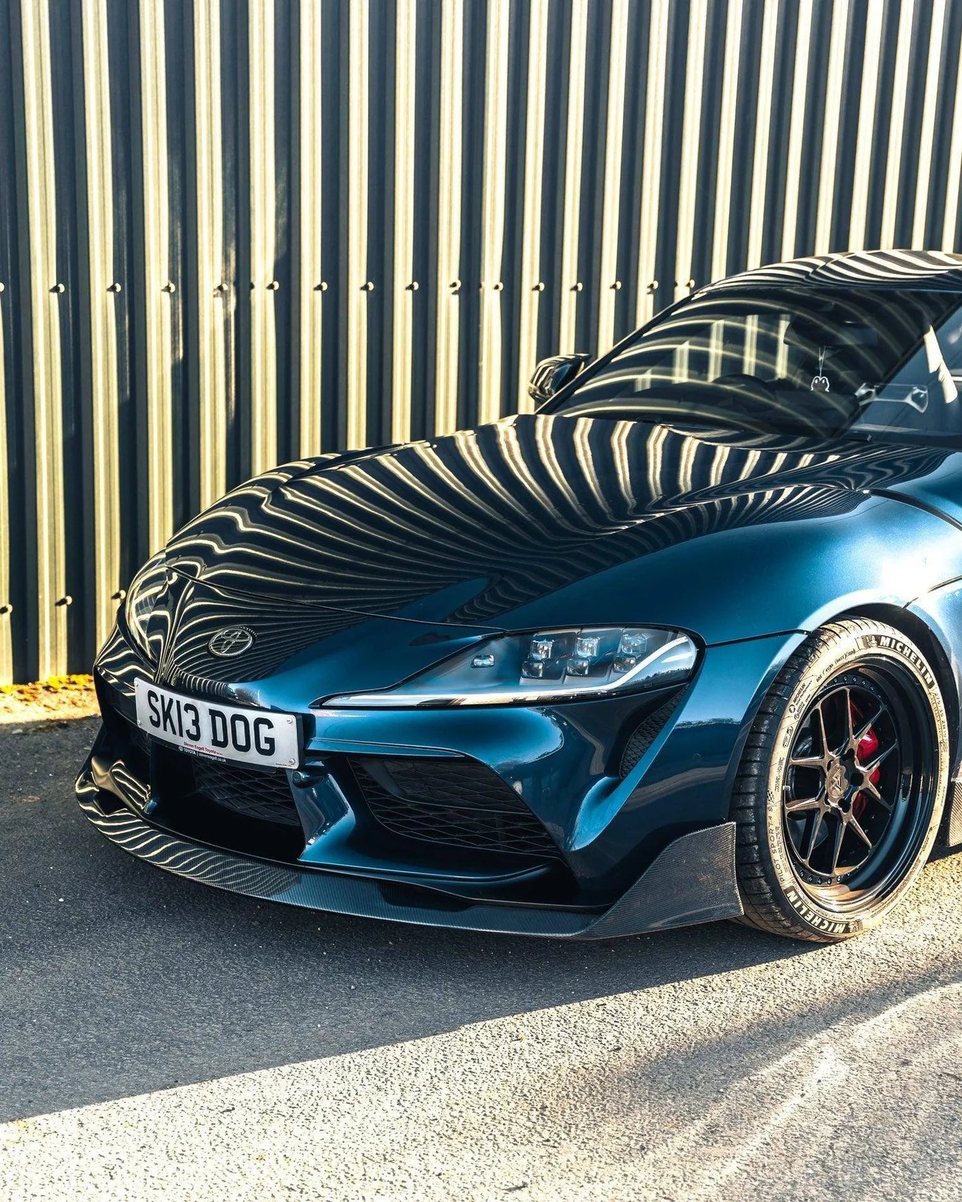 Toyota Supra Mk5 Carbon Fibre ID-23 Front Splitter (2019+)
