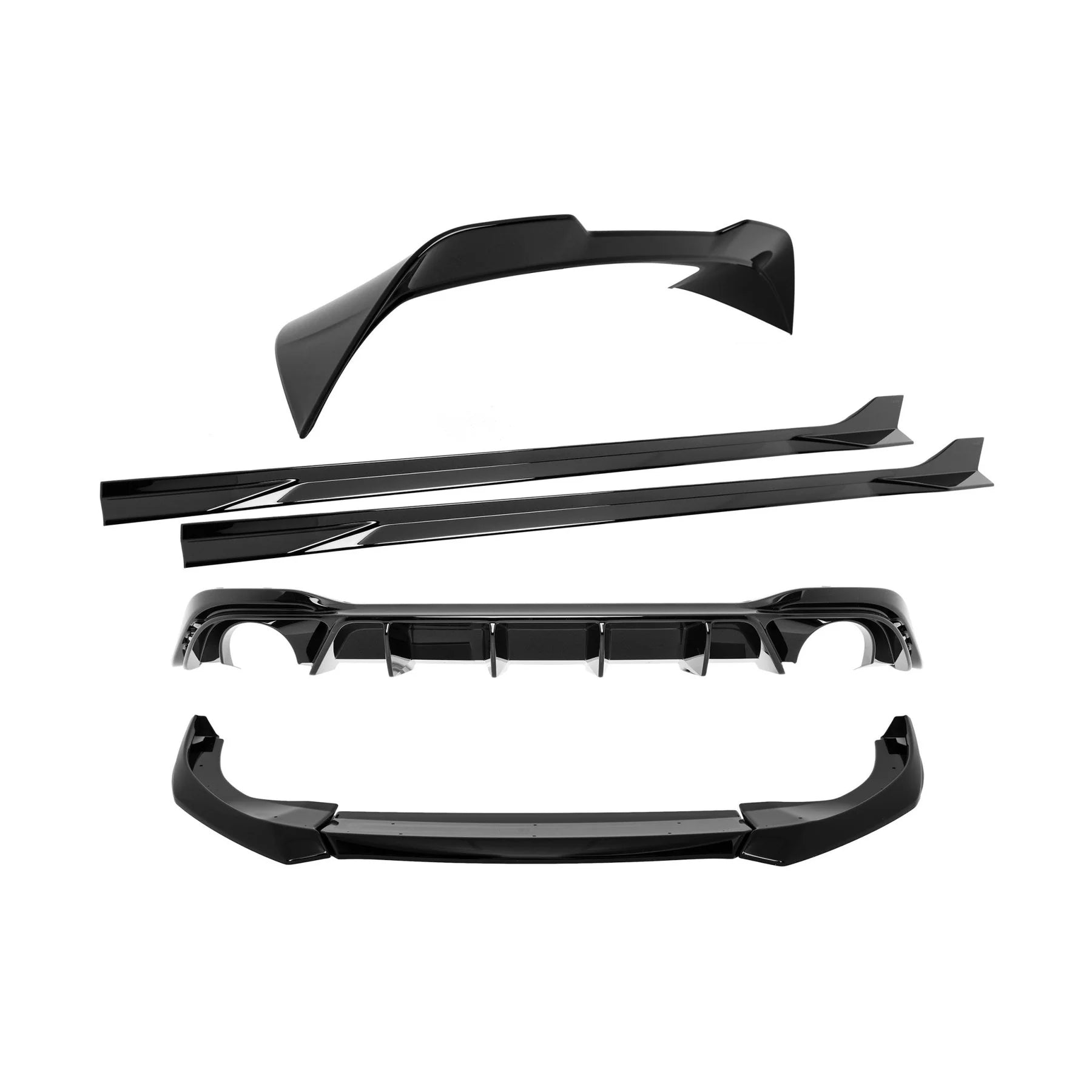 VW GOLF GTI MK8 GLOSS BLACK BODY KIT BY ZAERO (2020-2024)