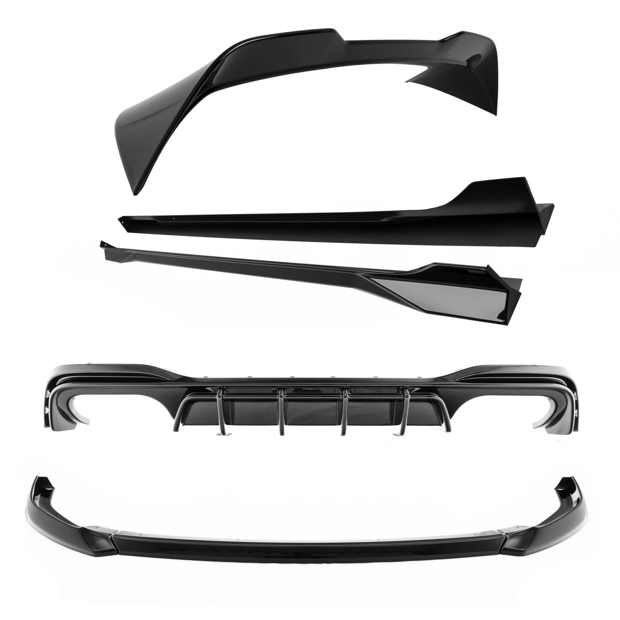 VW Golf R Mk8 Gloss Black Body Kit by ZAERO (2020+)