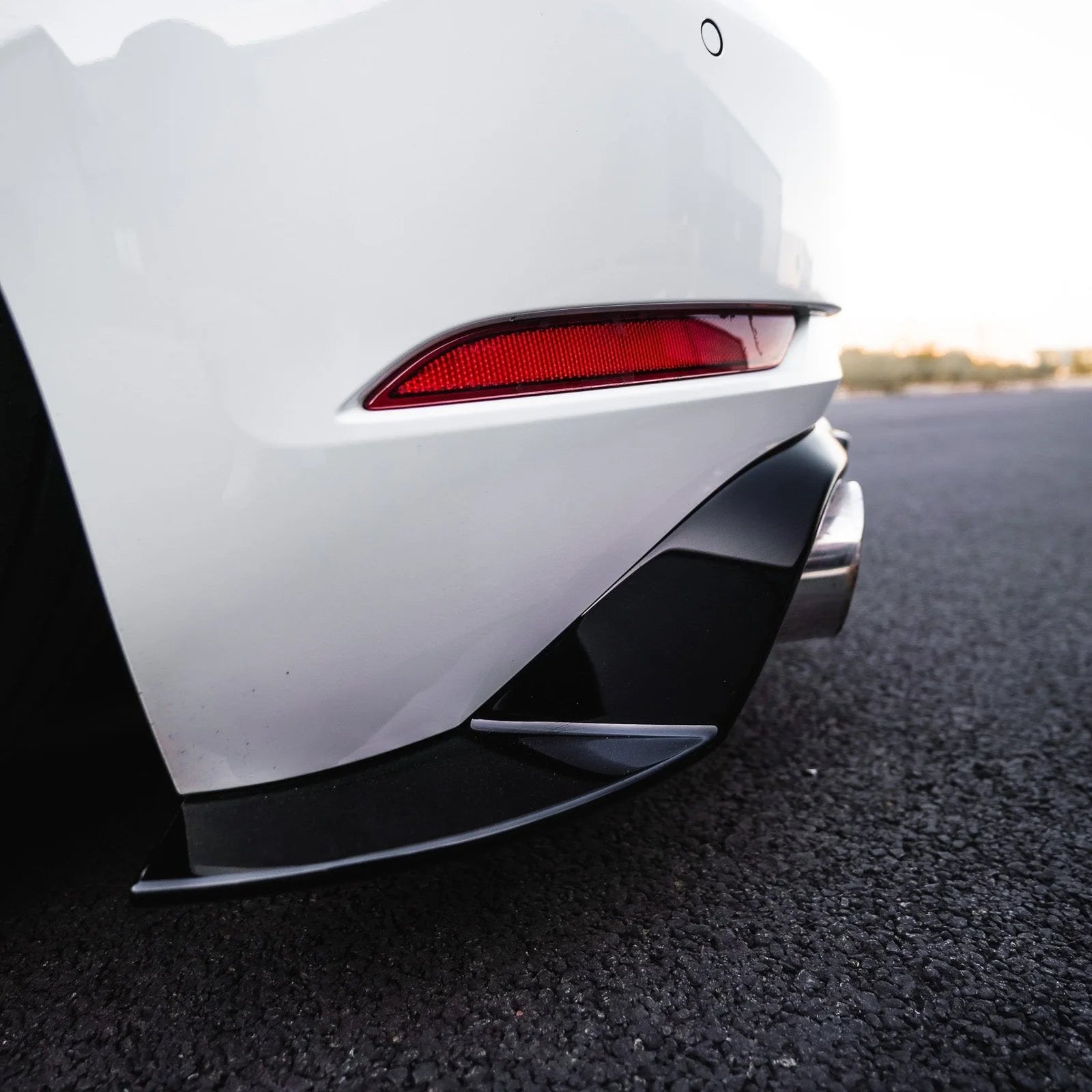 VW Golf R Mk7.5 EVO-1 Gloss Black Rear Diffuser by ZAERO (2017-2020)