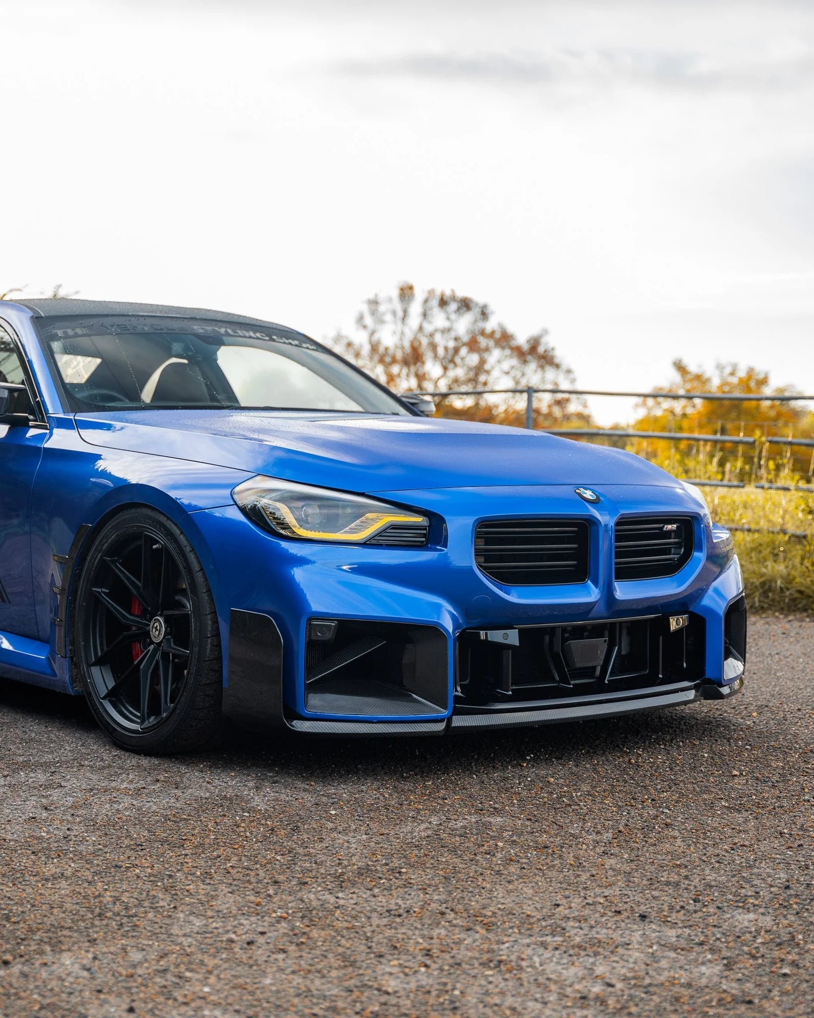 BMW M2 G87 Pre-Preg Carbon Fibre Performance Front Ducts Inserts by TRE (2023+)