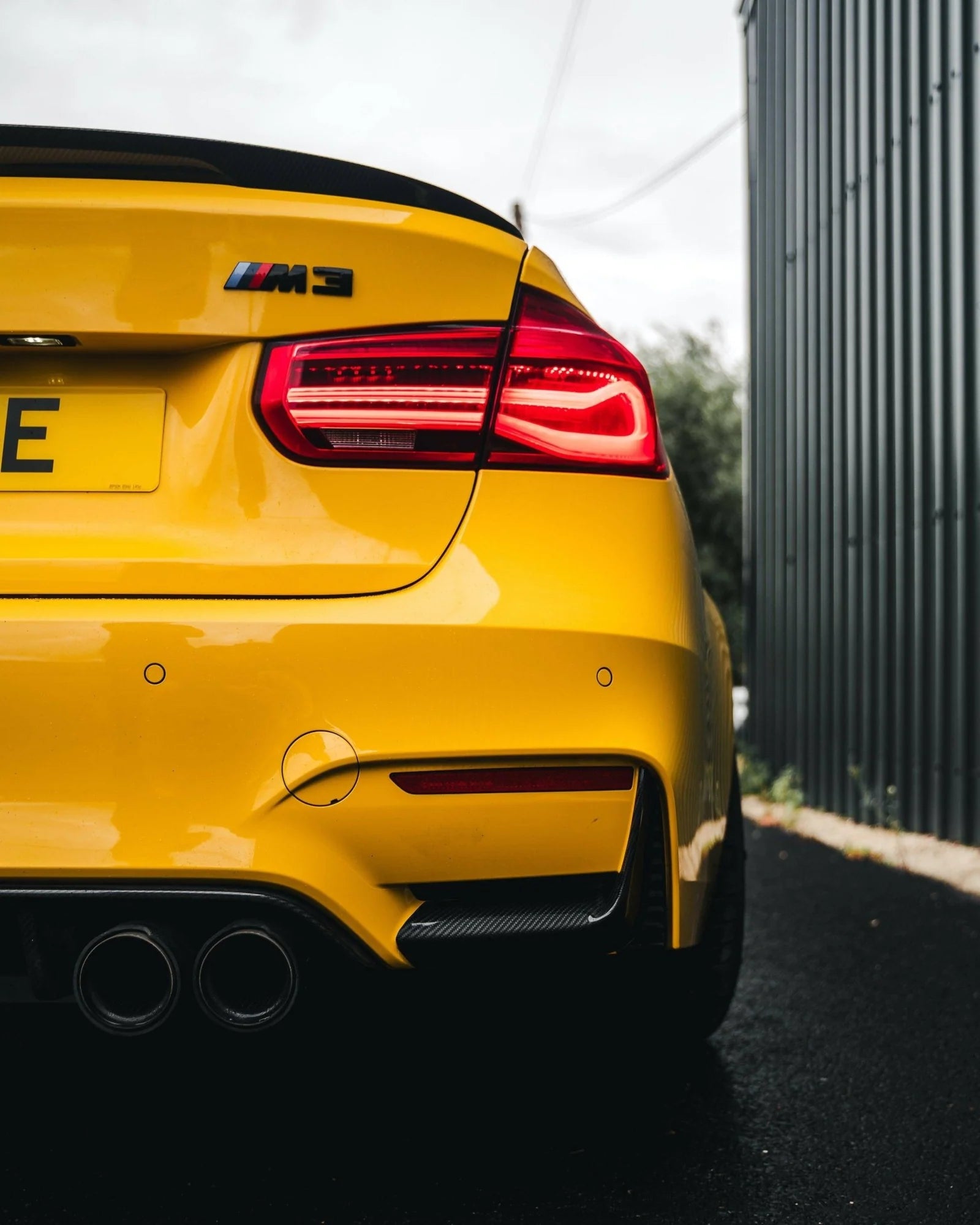 BMW M3 F80 & M4 F82 Pre-preg Carbon Fibre Rear Bumper Covers by TRE (2014-2020)