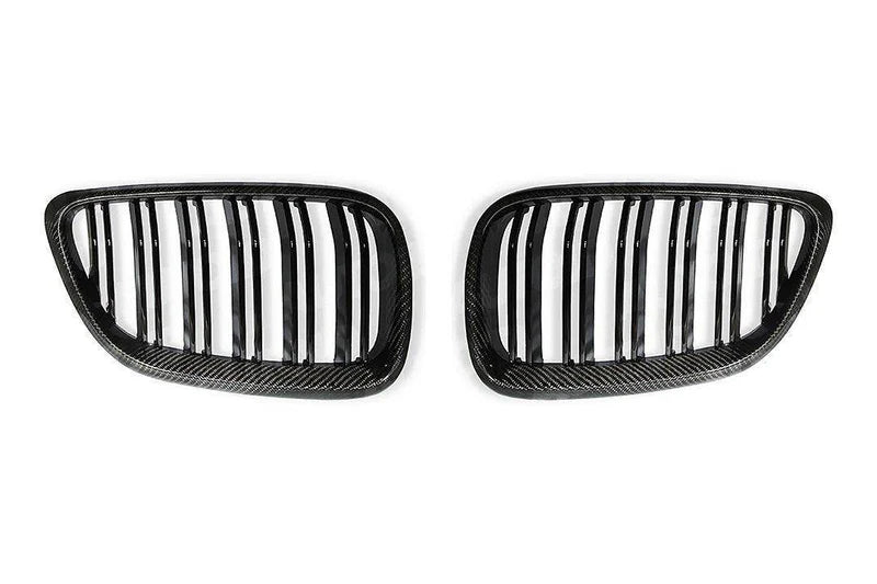Carbon Fibre Double Slat Kidney Grilles for BMW 2 Series & M2 (2014-2020, F22 F87)
