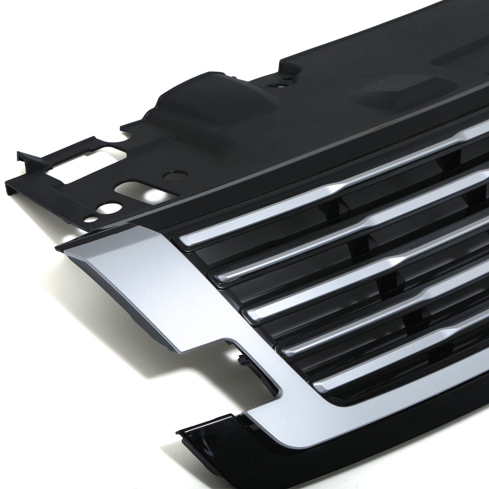 Predator 4x4 Gloss Black and Silver Front Grille To Fit Range Rover Vogue L460 2022+