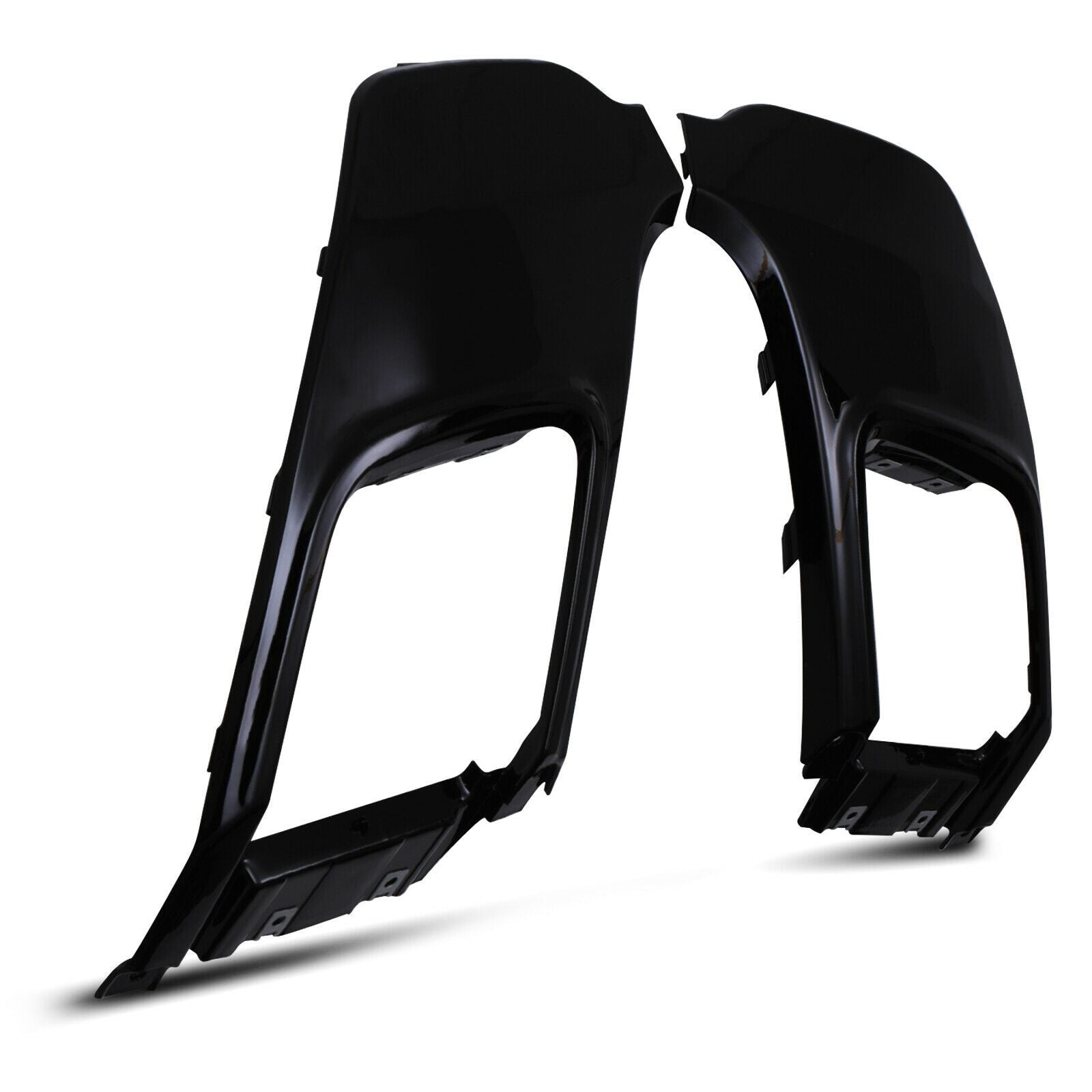 Predator 4x4 Black Exhaust Rear Bumper Surrounds To Fit Range Rover Evoque L538 10-17