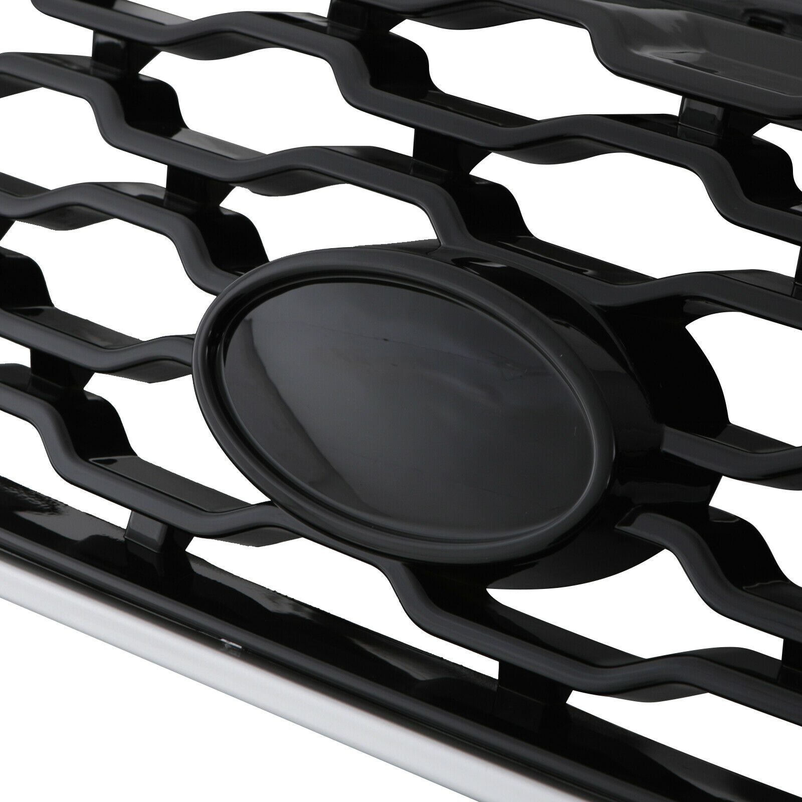 Predator 4x4 Black & Silver Dynamic Look Front Grille To Fit Range Rover Evoque L551 19+