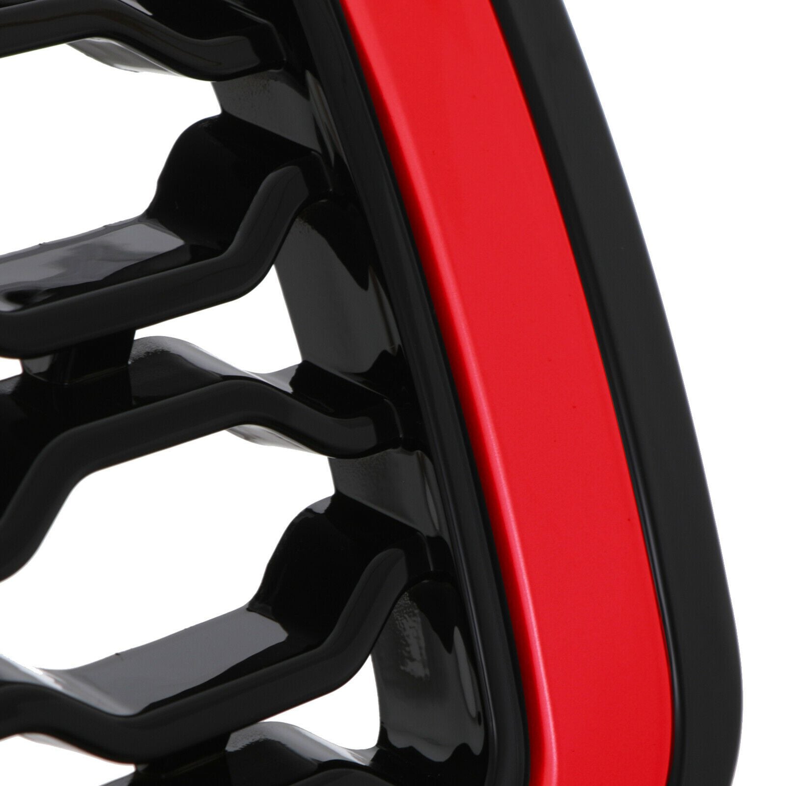 Predator 4x4 Black & Red Dynamic Style Front Grille To Fit Range Rover Evoque L551 19+