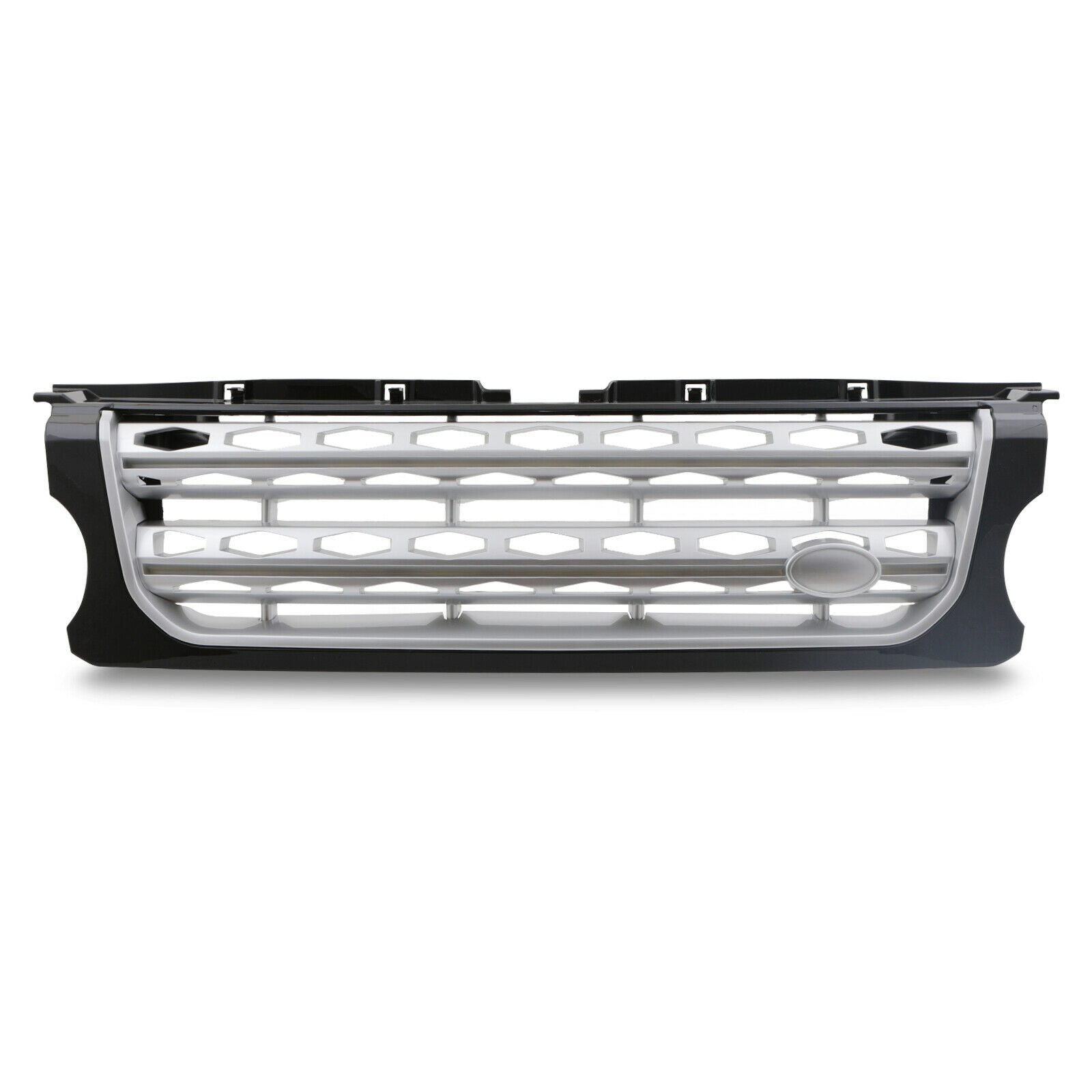 Predator 4x4 Black And Silver Grille To Fit Land Rover Discovery 4 15-17