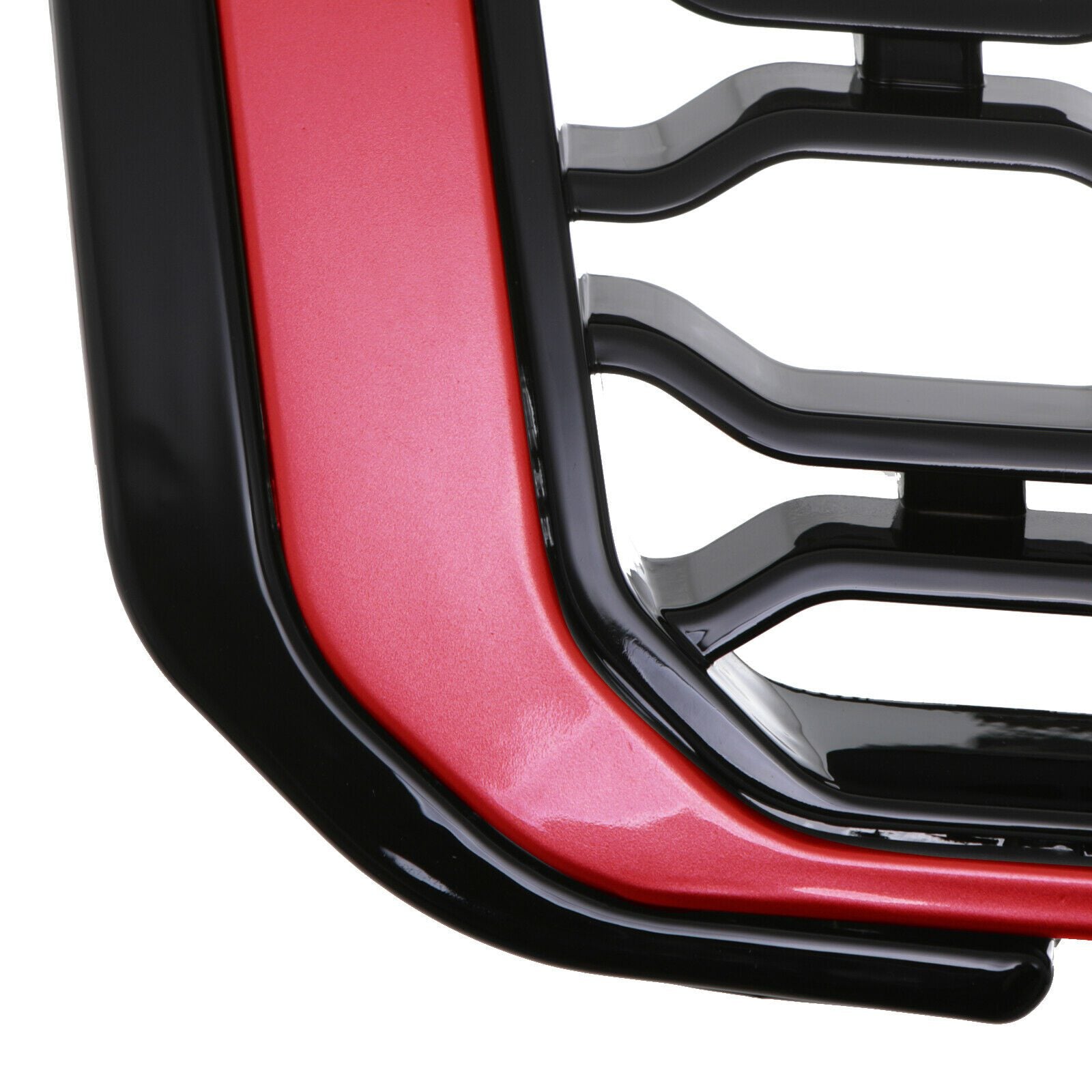 Predator 4x4 Black & Red Dynamic Style Front Grille To Fit Range Rover Evoque L551 19+