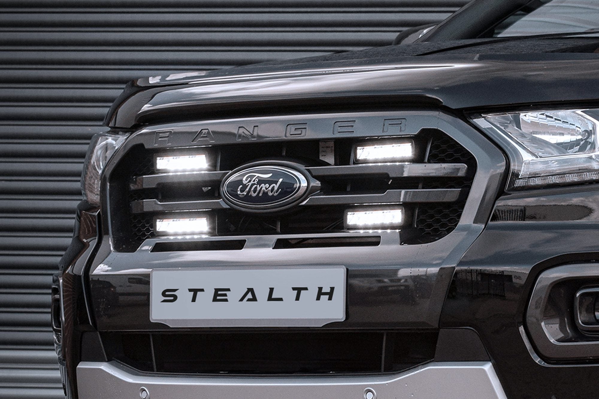 Stealth Ford Ranger T8 2018-2022 Quad 6" Luminous LED Integration Grille Kit - 11,520 Lumens